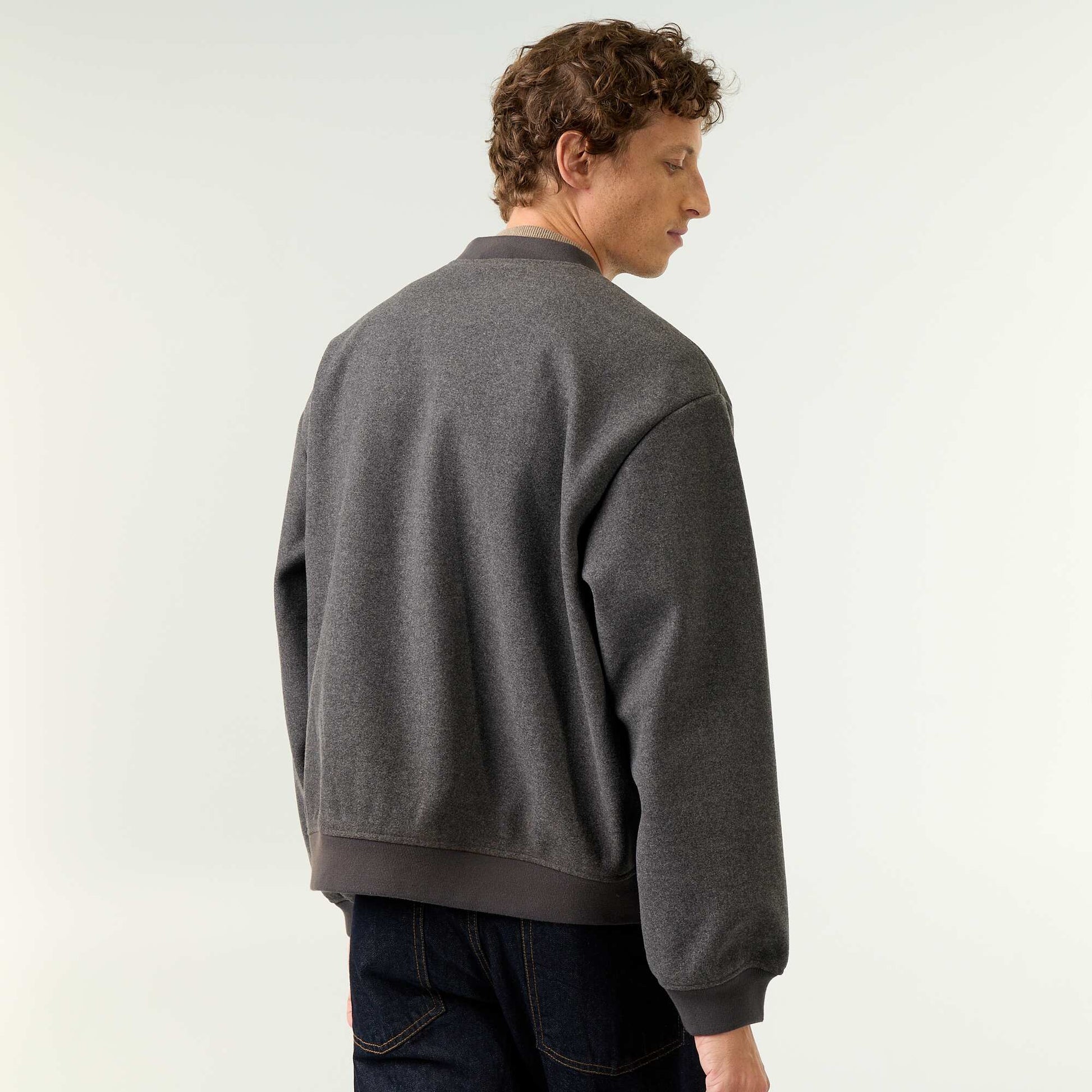 Faux Wool Jacket GREY