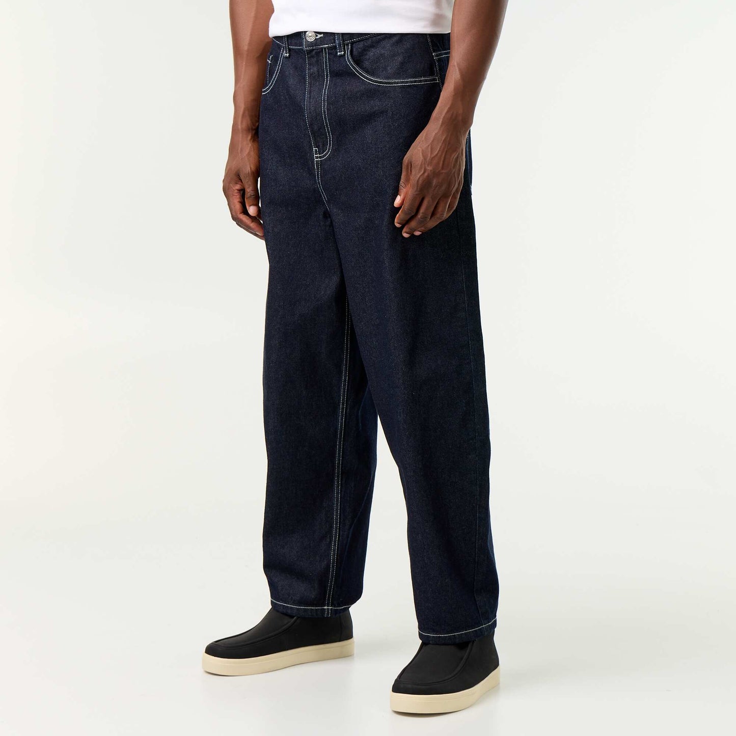 Wide-leg 5-pocket jeans BLUE