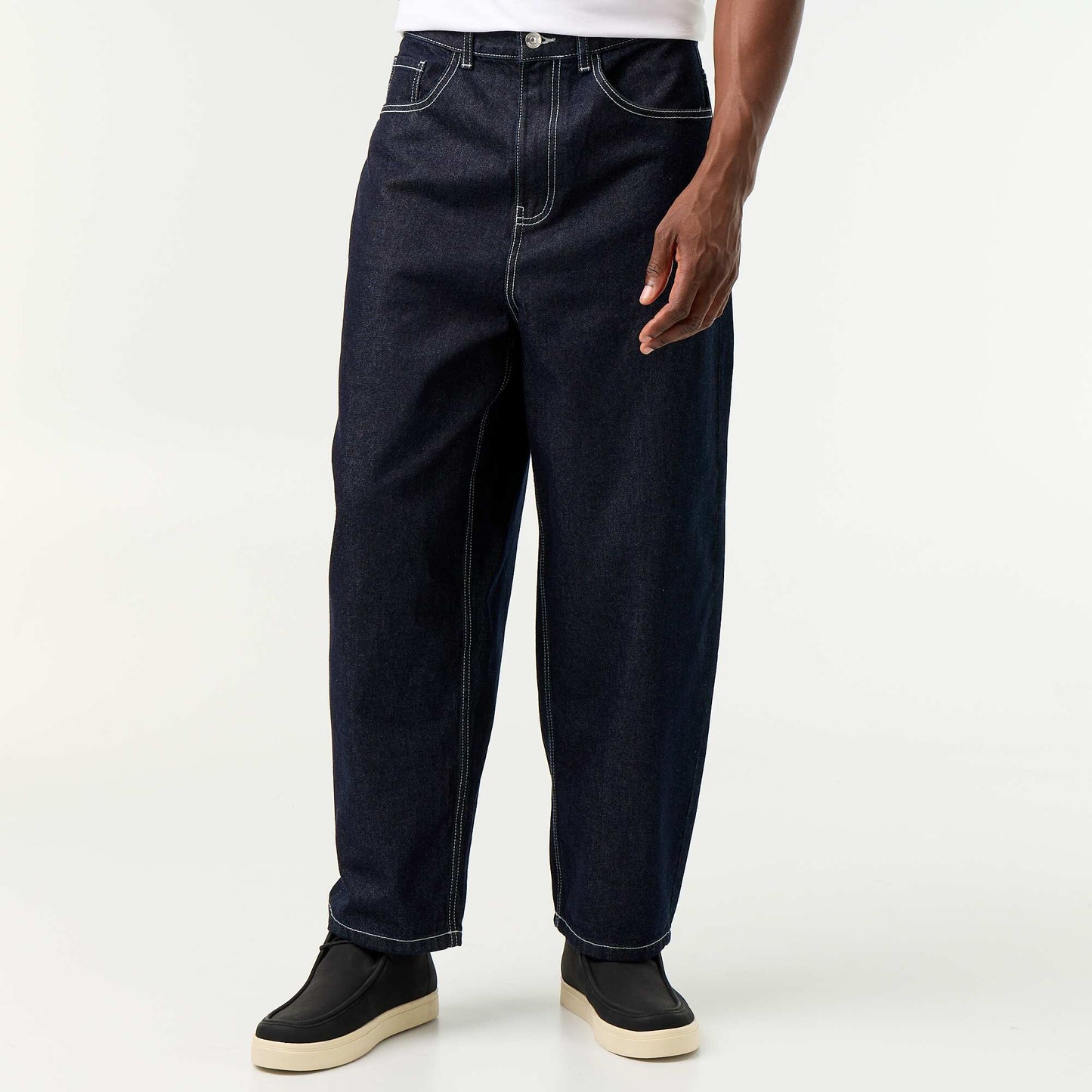 Wide-leg 5-pocket jeans BLUE