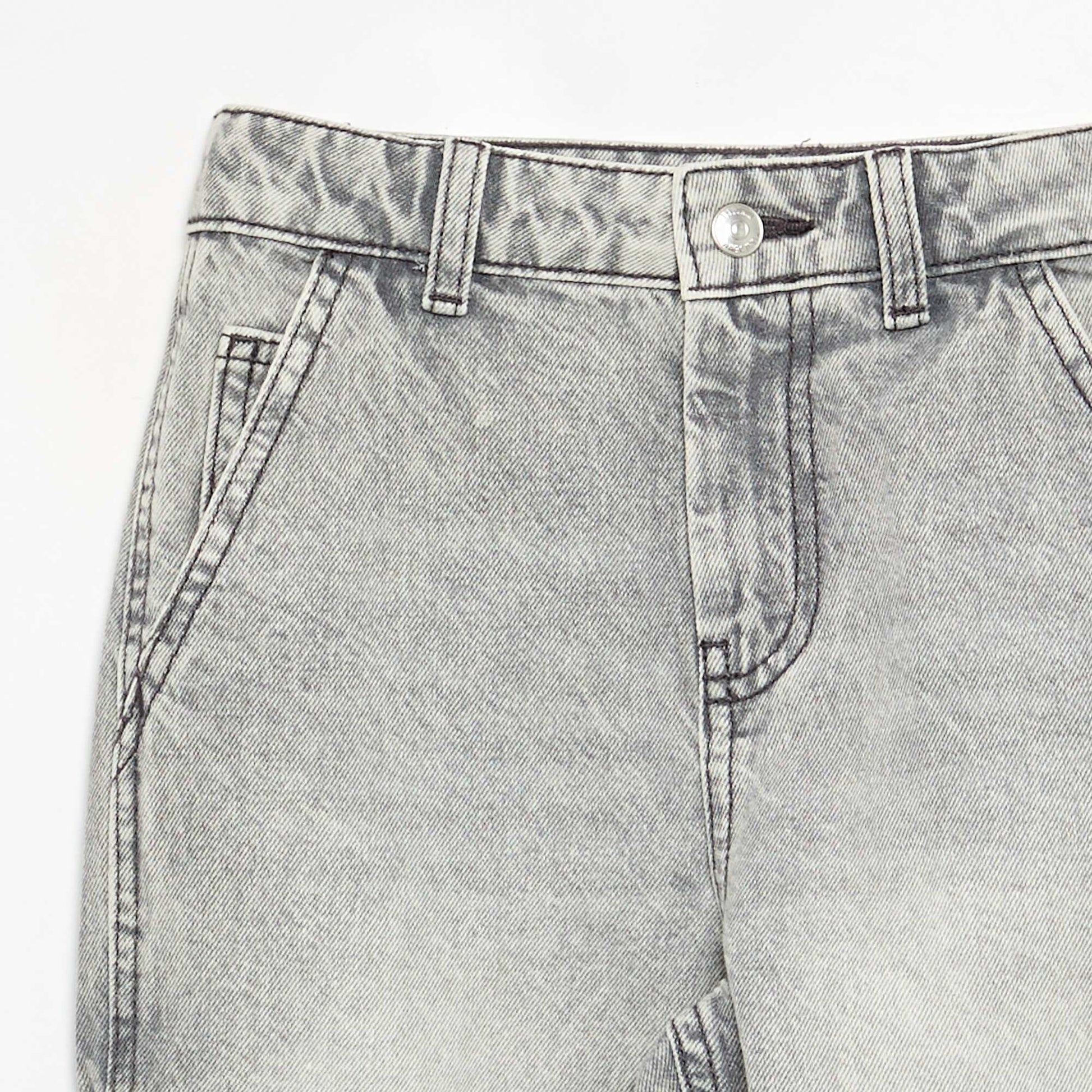 Wide-leg carpenter jeans GREY