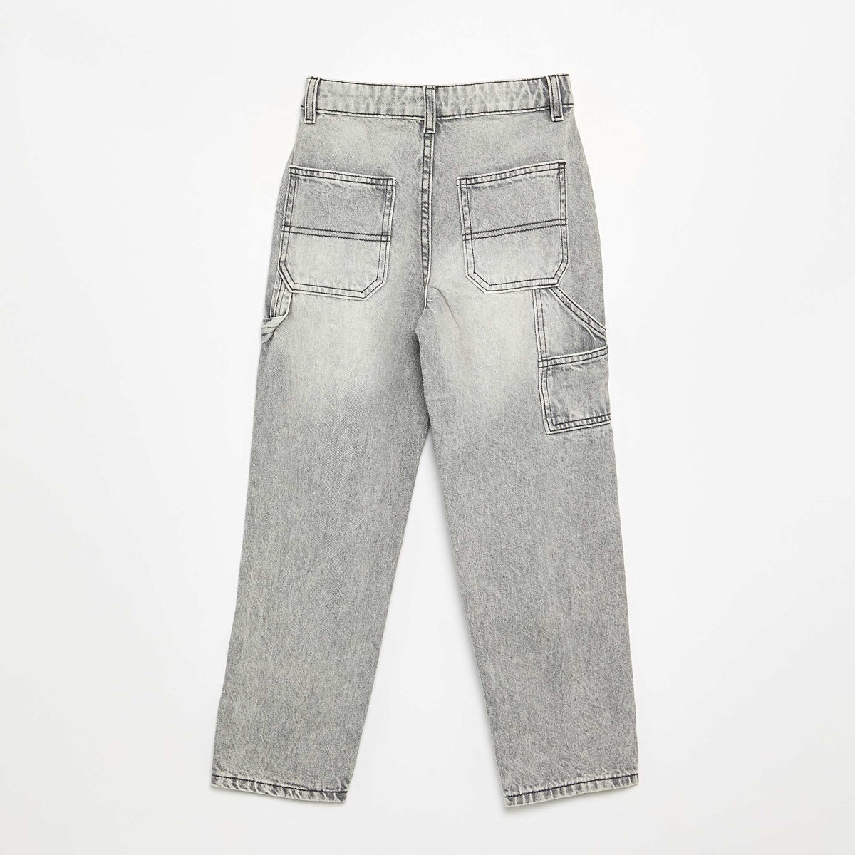 Wide-leg carpenter jeans GREY