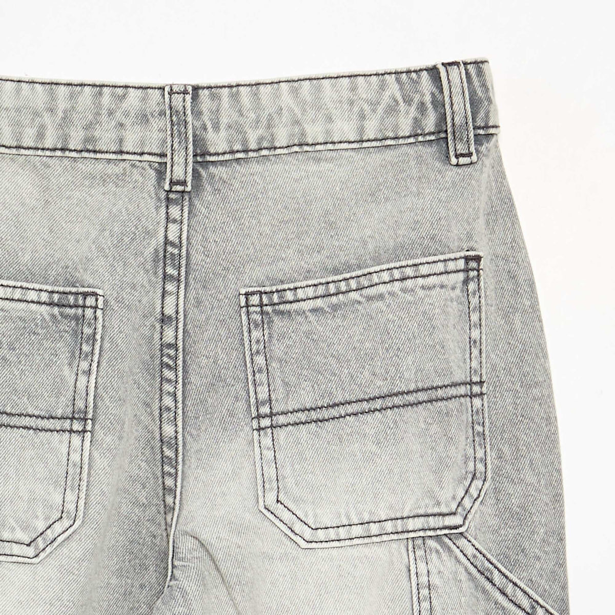 Wide-leg carpenter jeans GREY