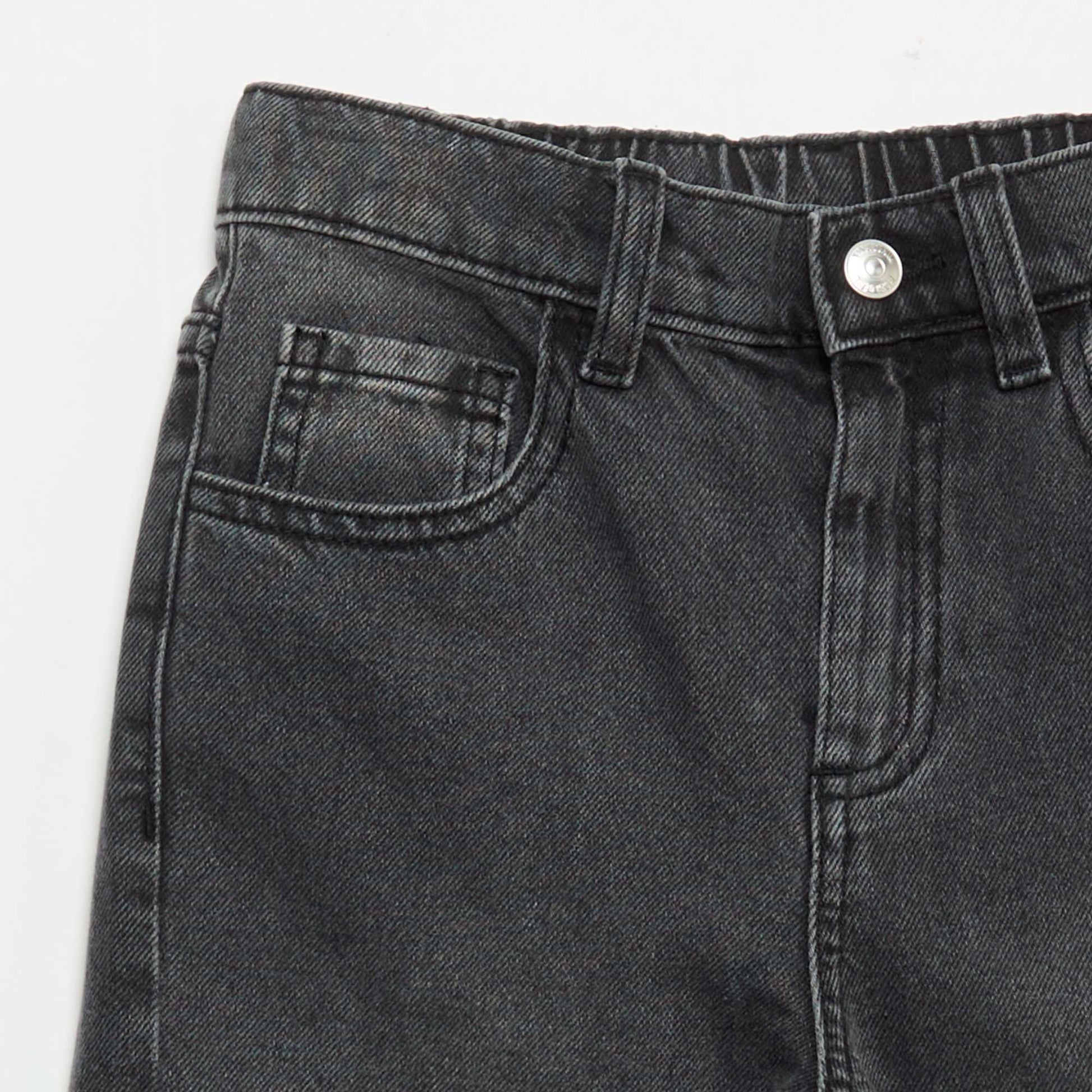 Embroidered Wide Leg Trousers GREY