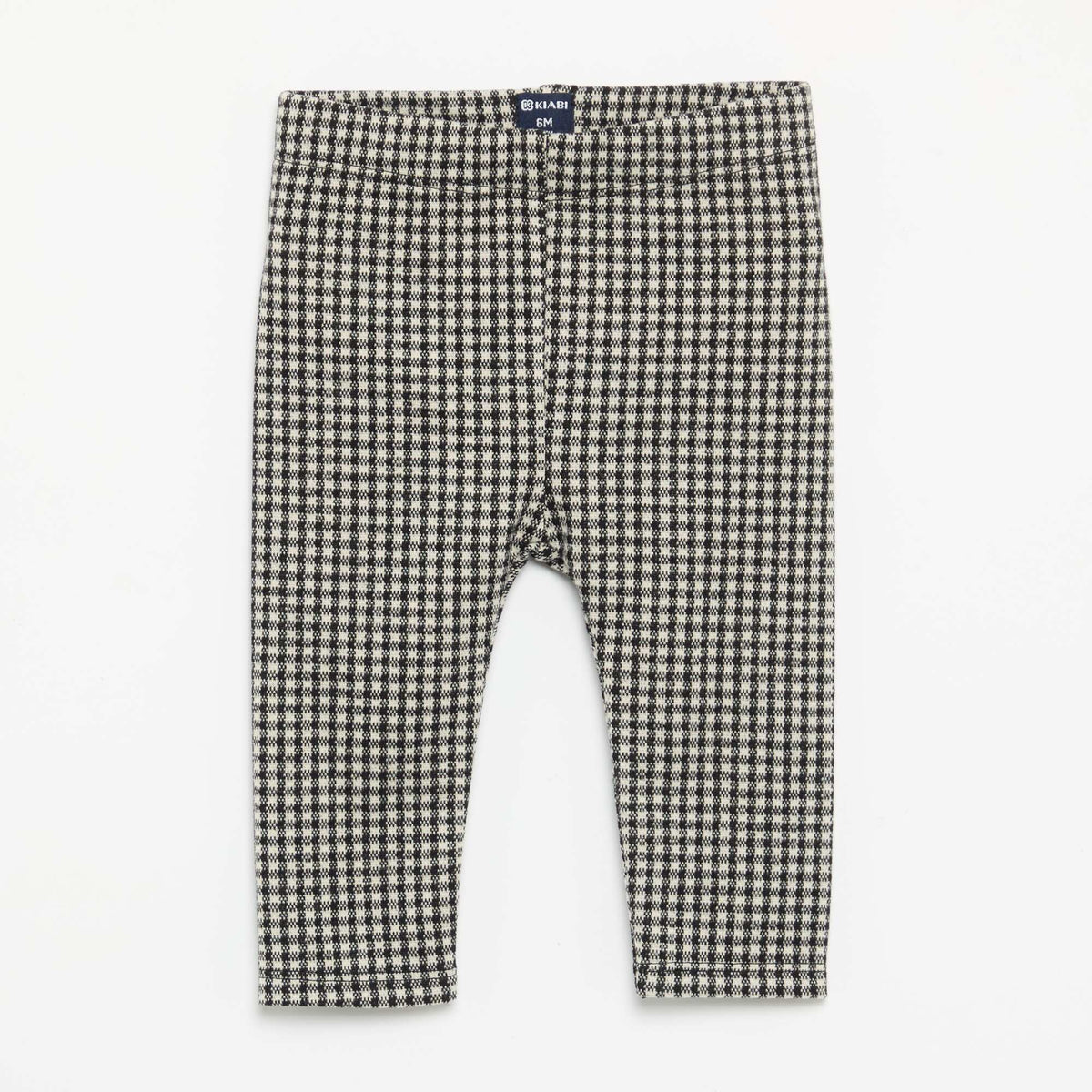 Brushed flannel leggings BLACK