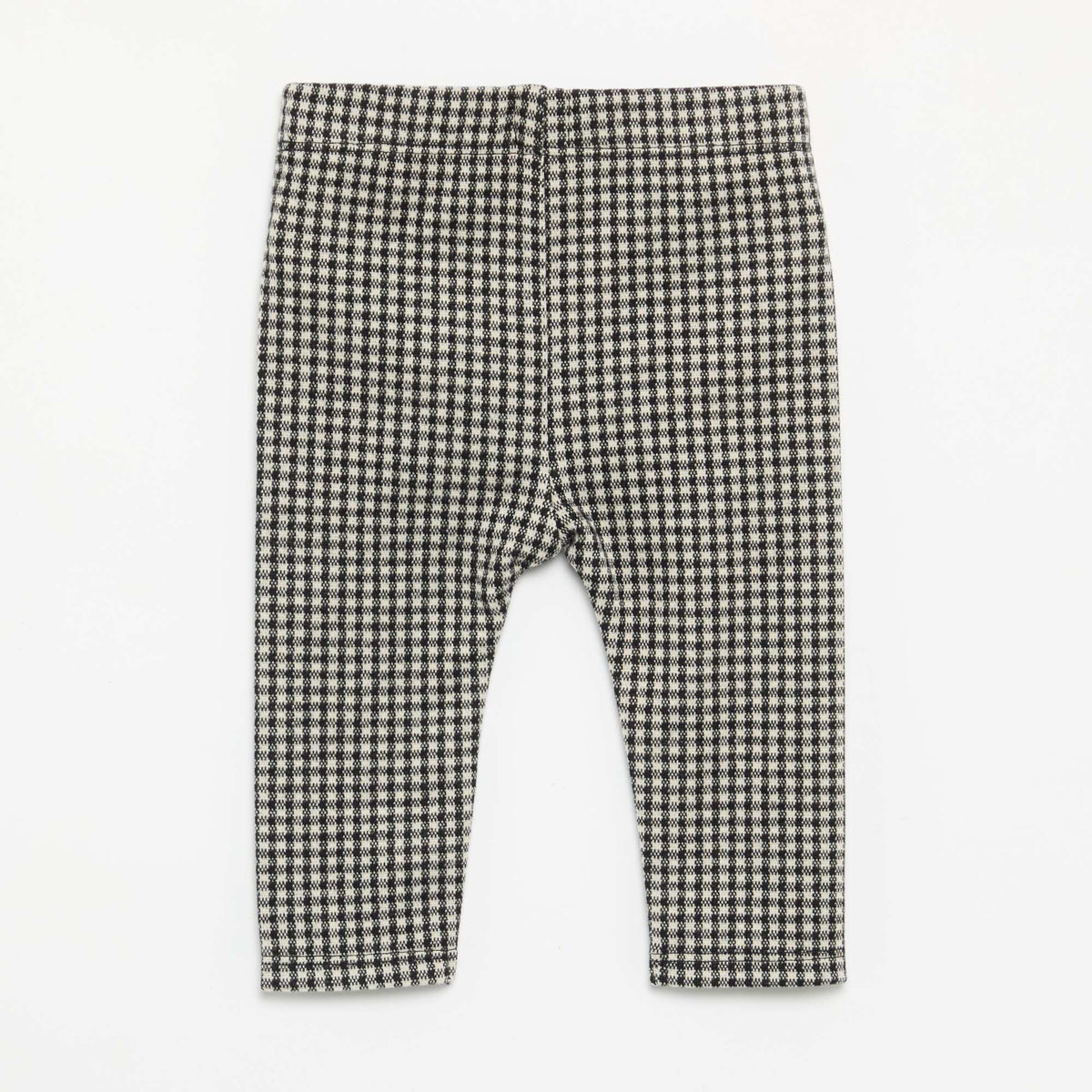 Brushed flannel leggings BLACK