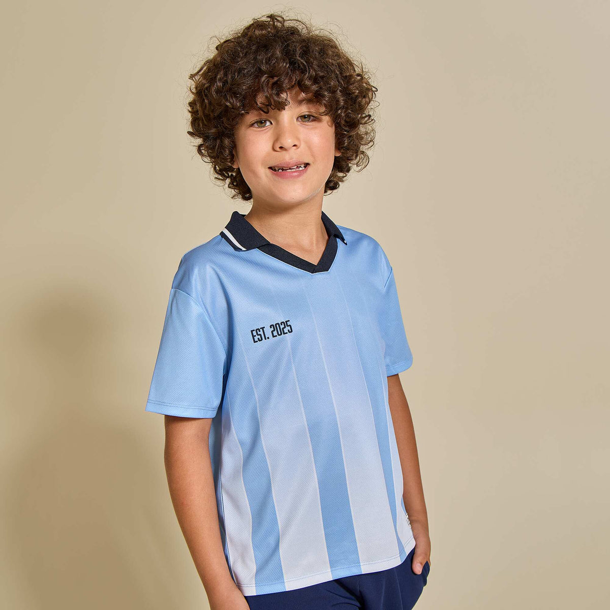 Oversized Football T-shirt BLUE