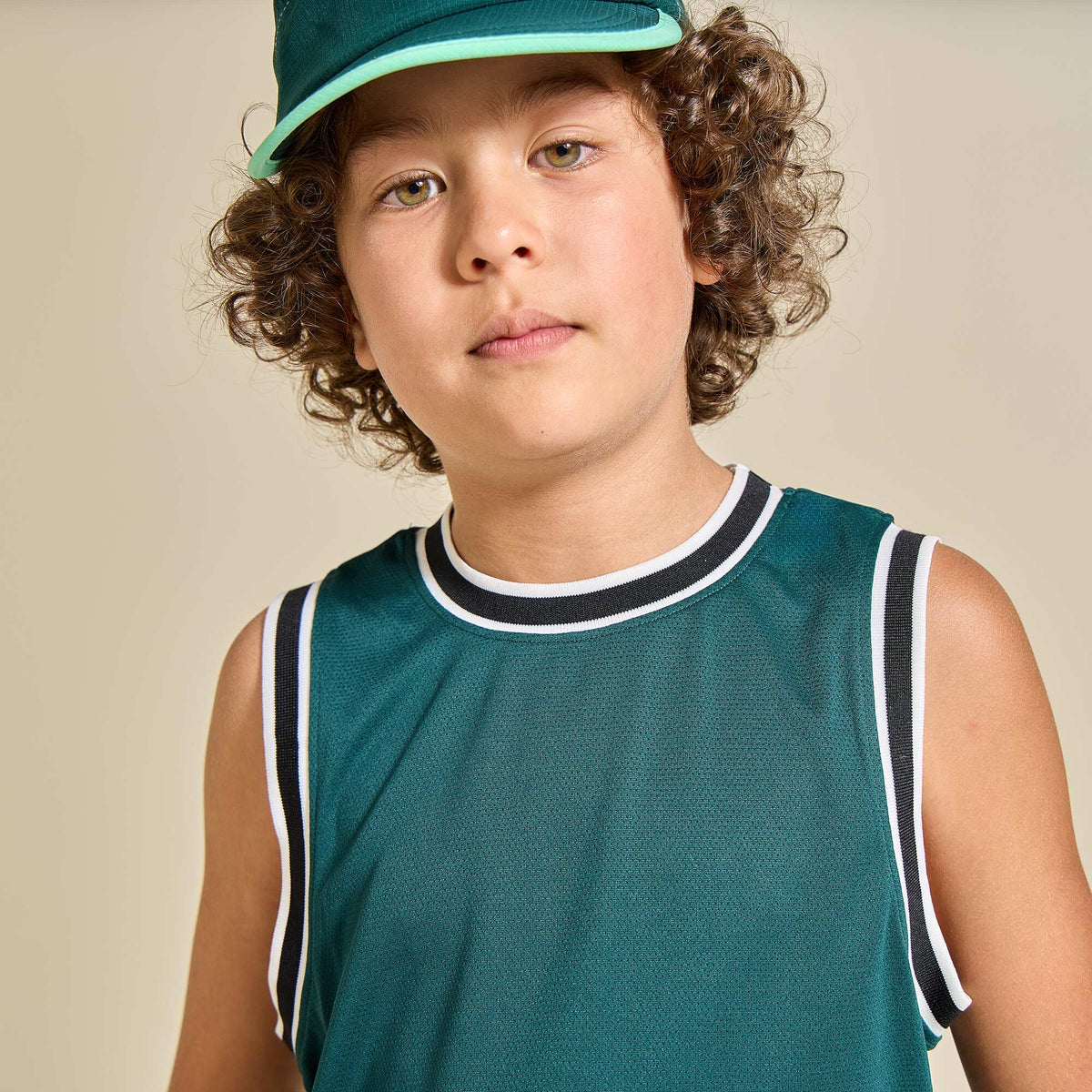 Tank top + shorts sports set GREEN