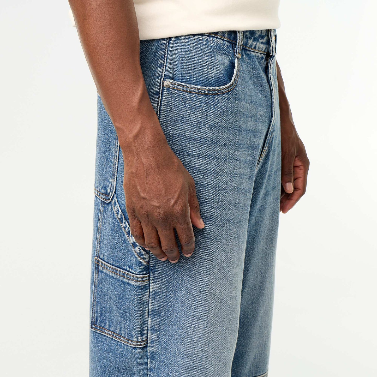 Loose fit 5-pocket jeans BLUE