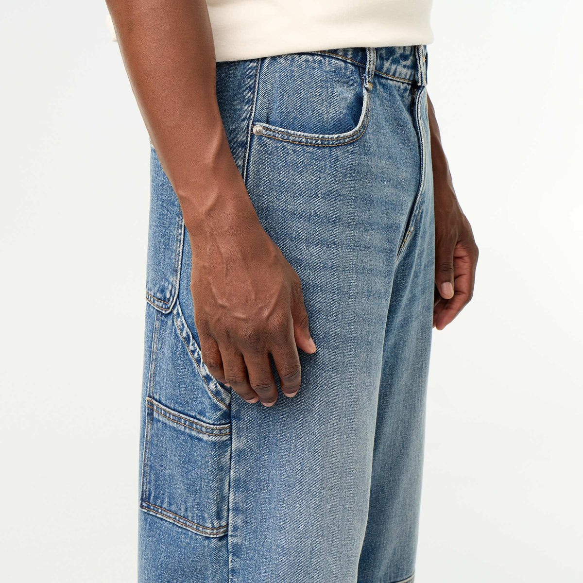 Loose fit 5-pocket jeans BLUE