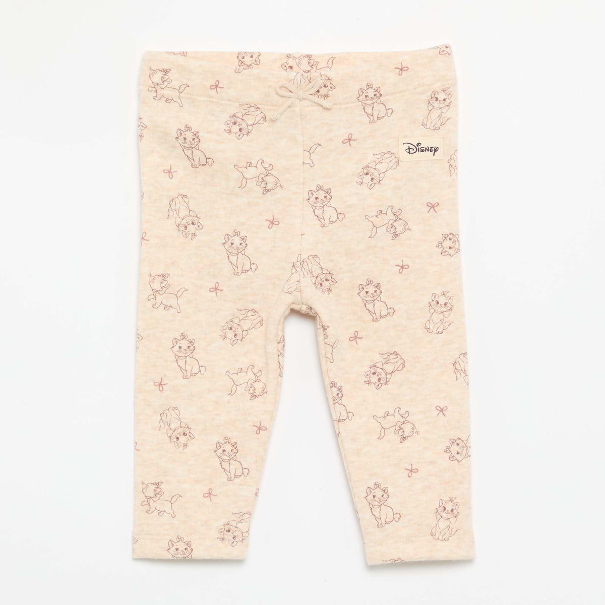 Printed 'Disney' Leggings BEIGE