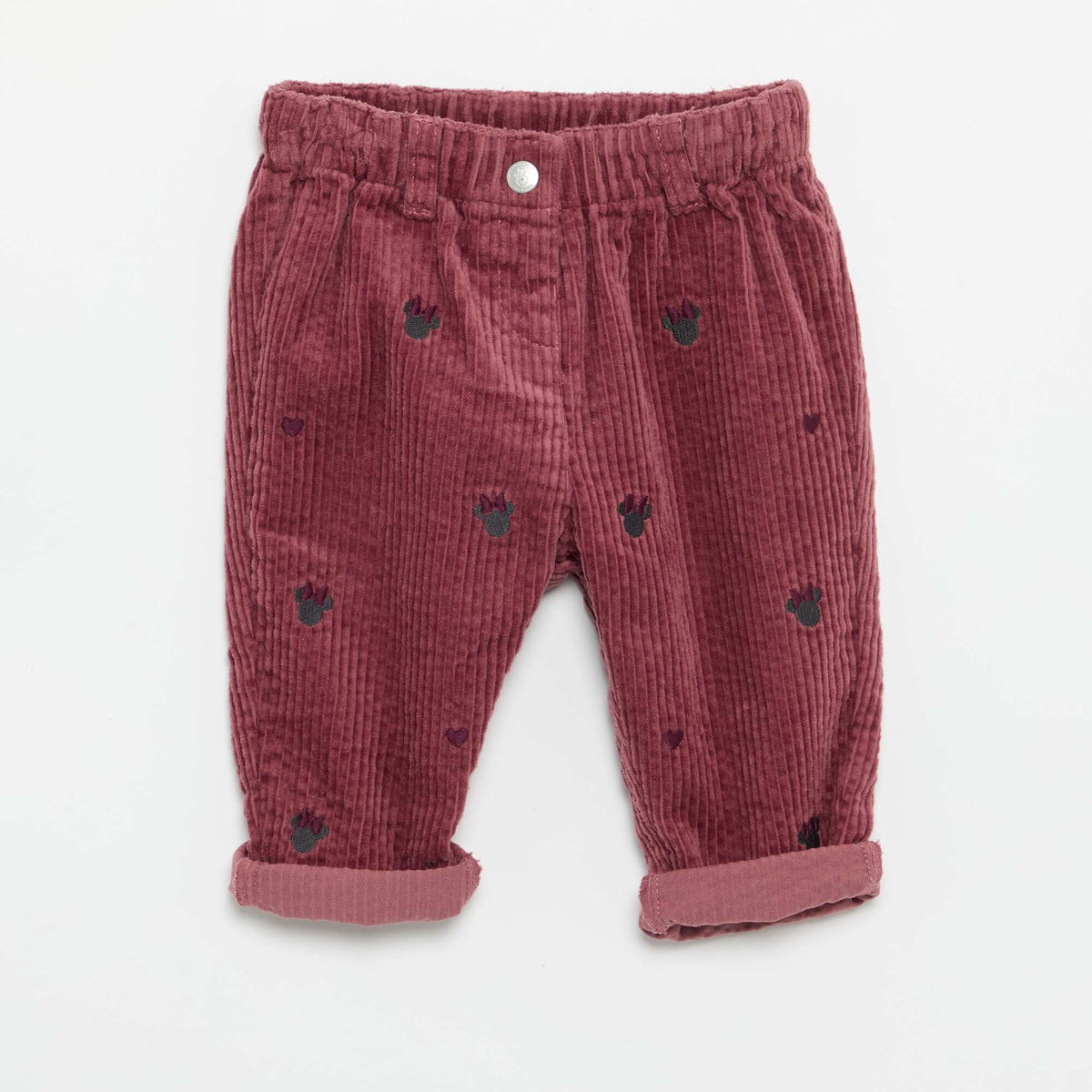 Disney' 'Minnie' Corduroy Baby Pants PINK
