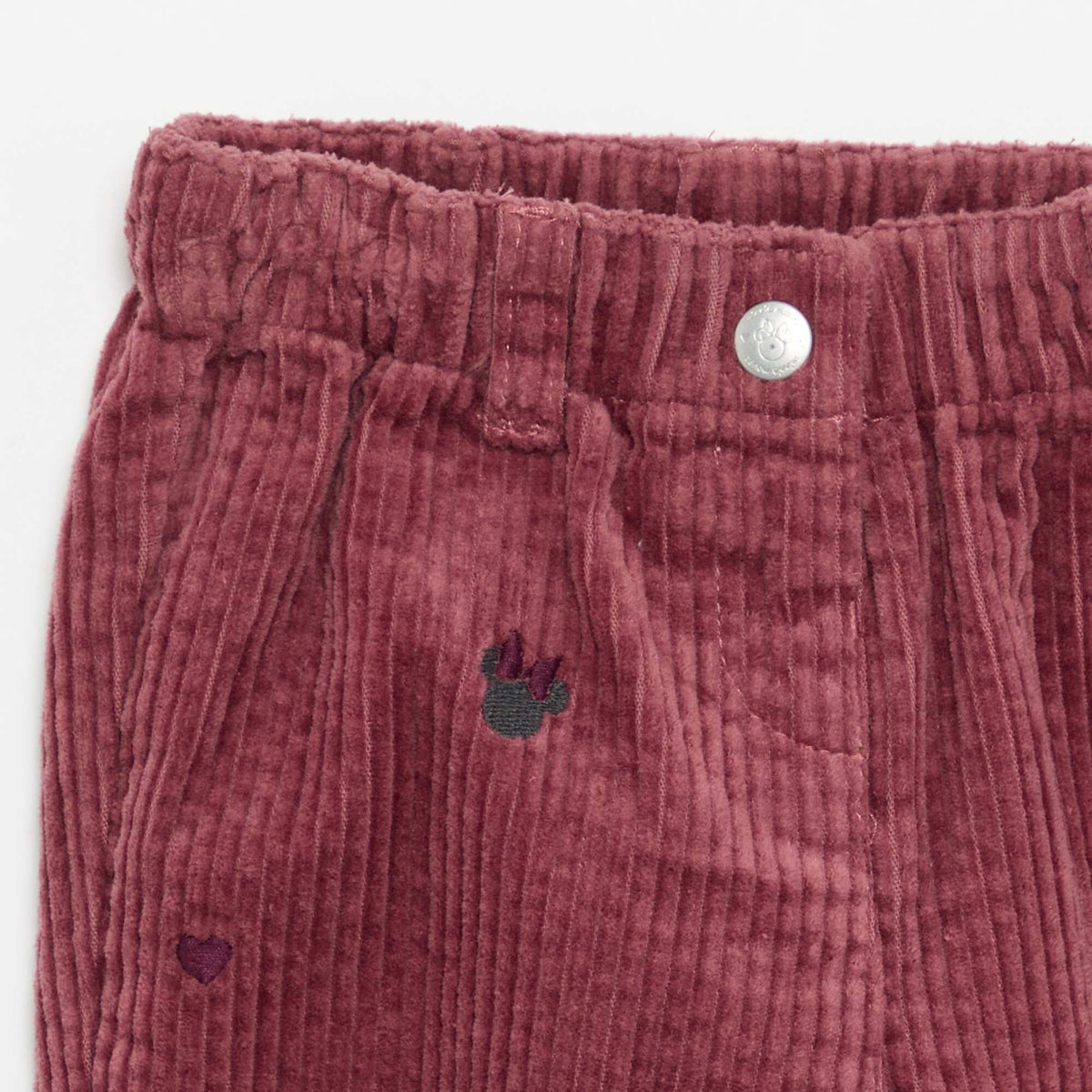 Disney' 'Minnie' Corduroy Baby Pants PINK