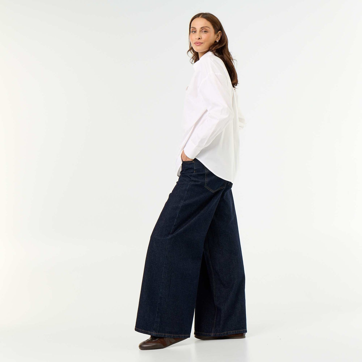 Wide leg jeans BLUE