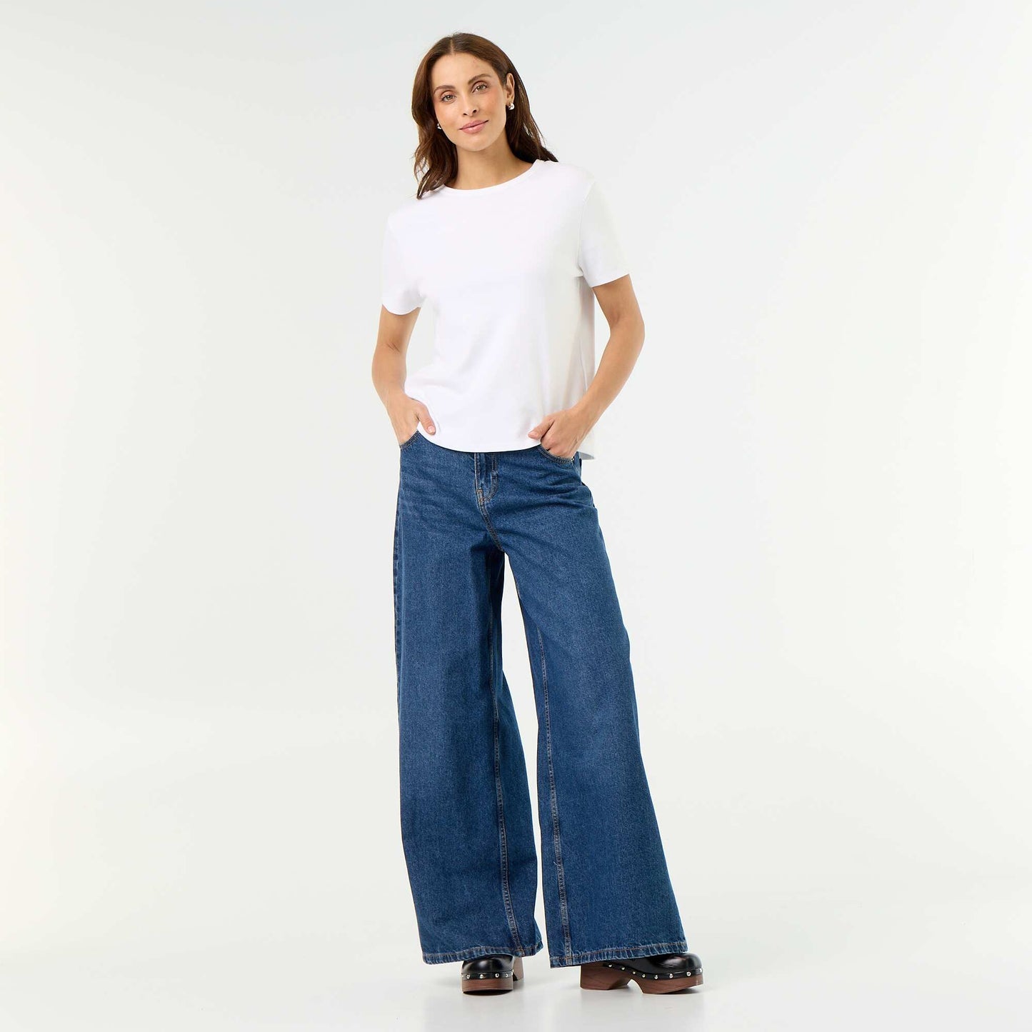 Wide leg jeans BLUE