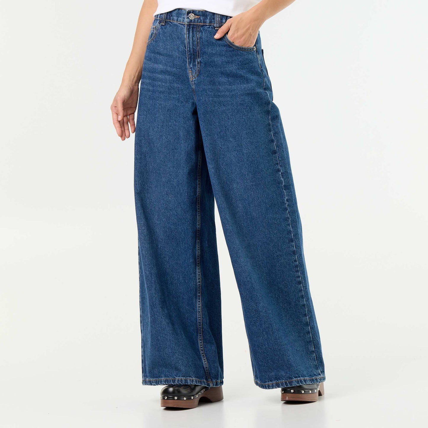 Wide leg jeans BLUE