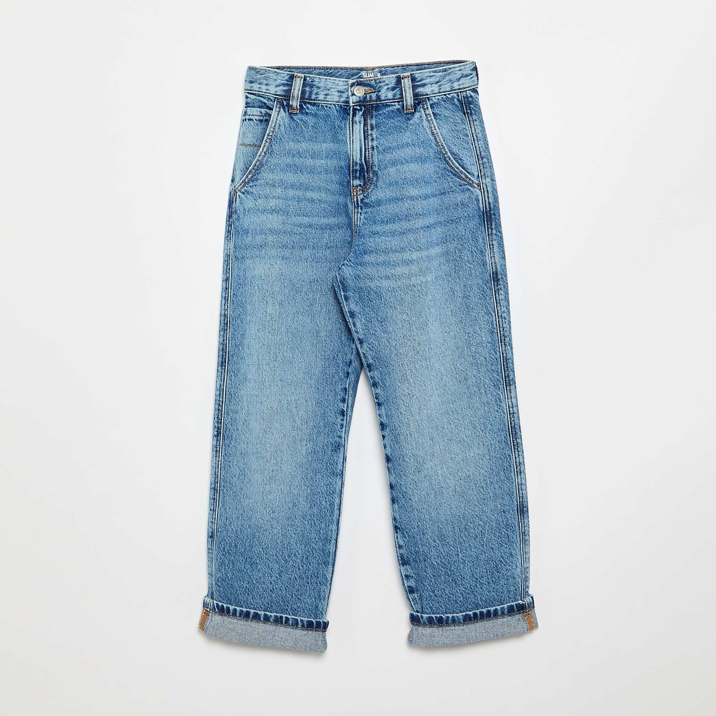 Straight Fit 5-Pocket Denim BLUE