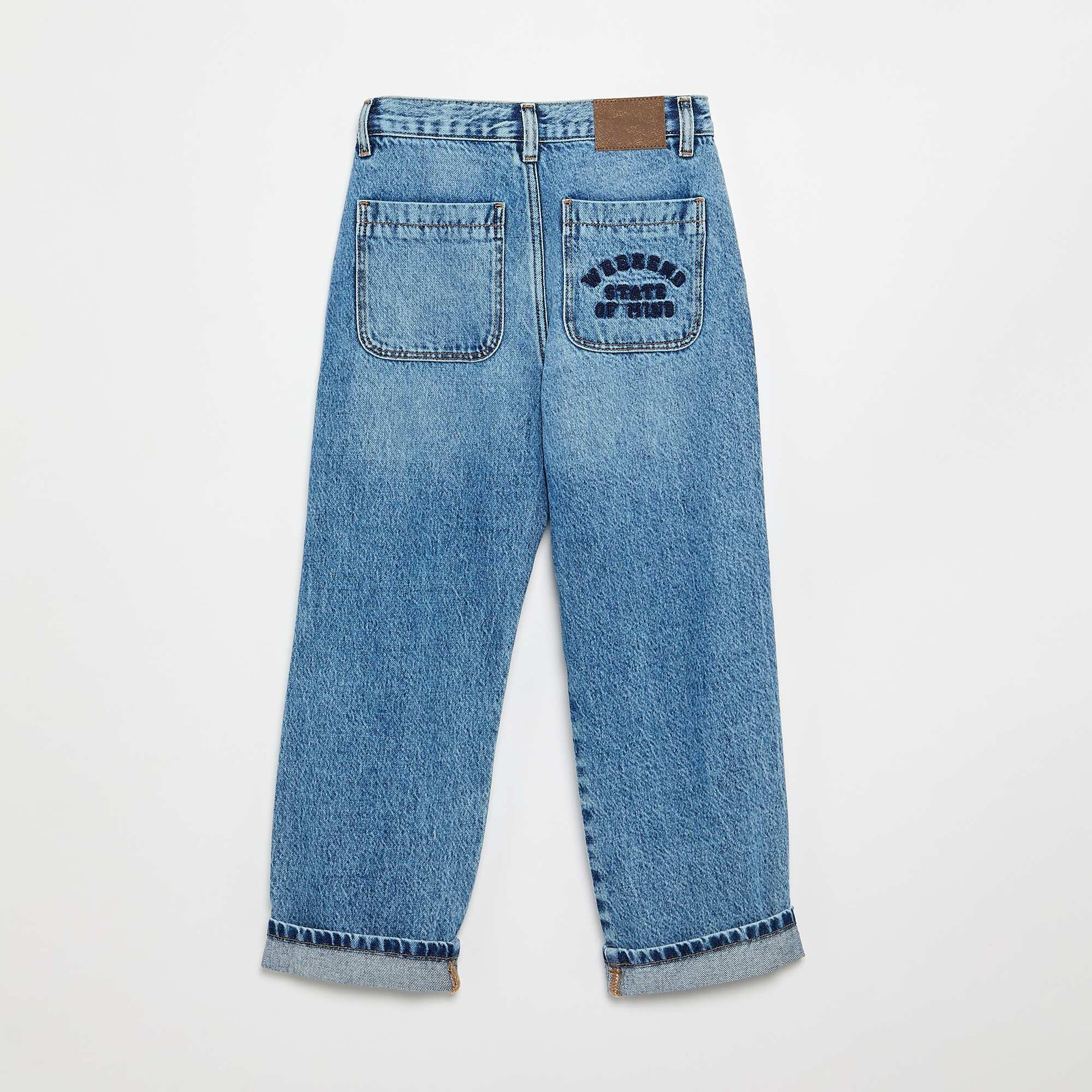 Straight Fit 5-Pocket Denim BLUE
