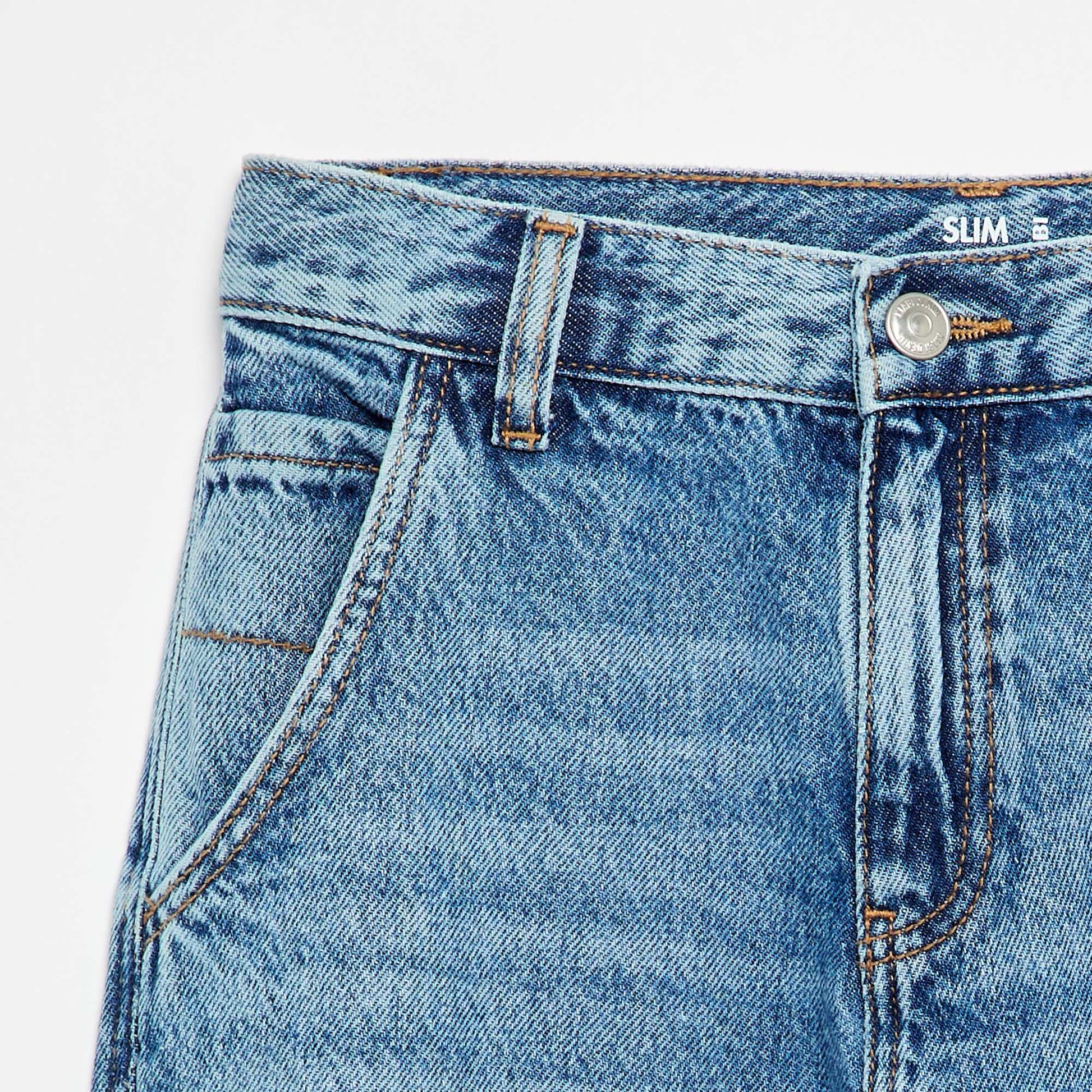 Straight Fit 5-Pocket Denim BLUE