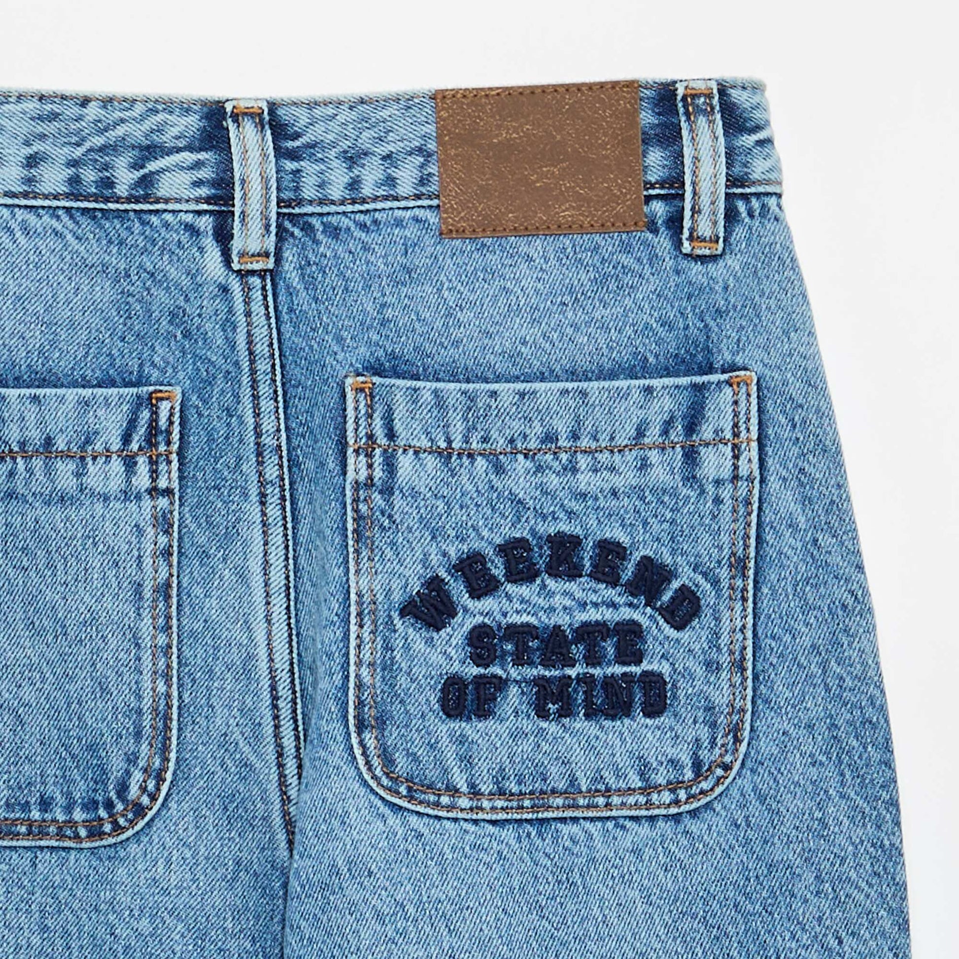 Straight Fit 5-Pocket Denim BLUE