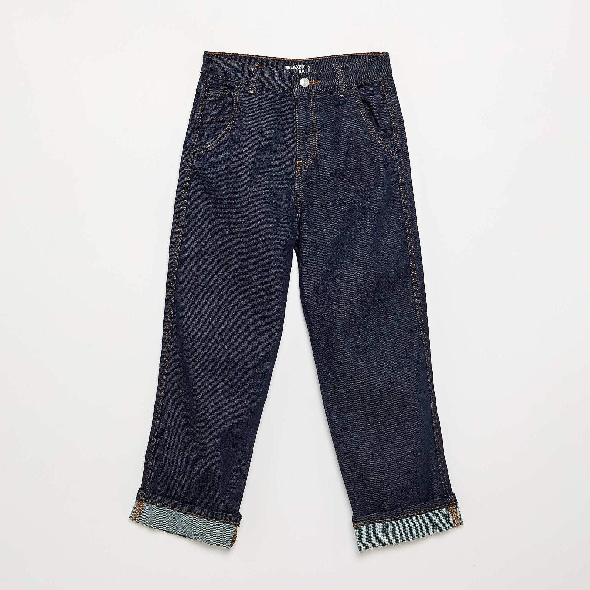 Straight Fit 5-Pocket Denim BLUE
