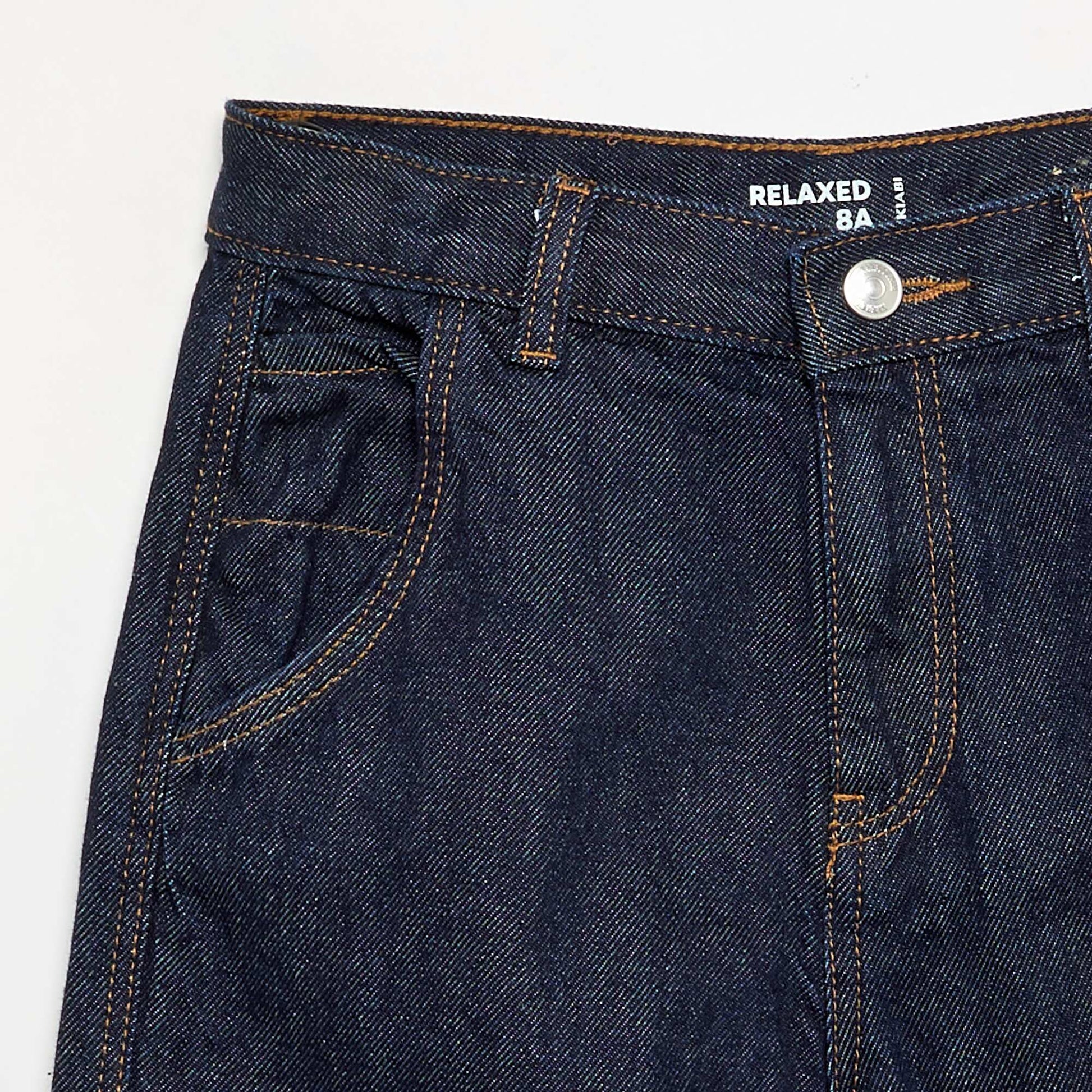 Straight Fit 5-Pocket Denim BLUE