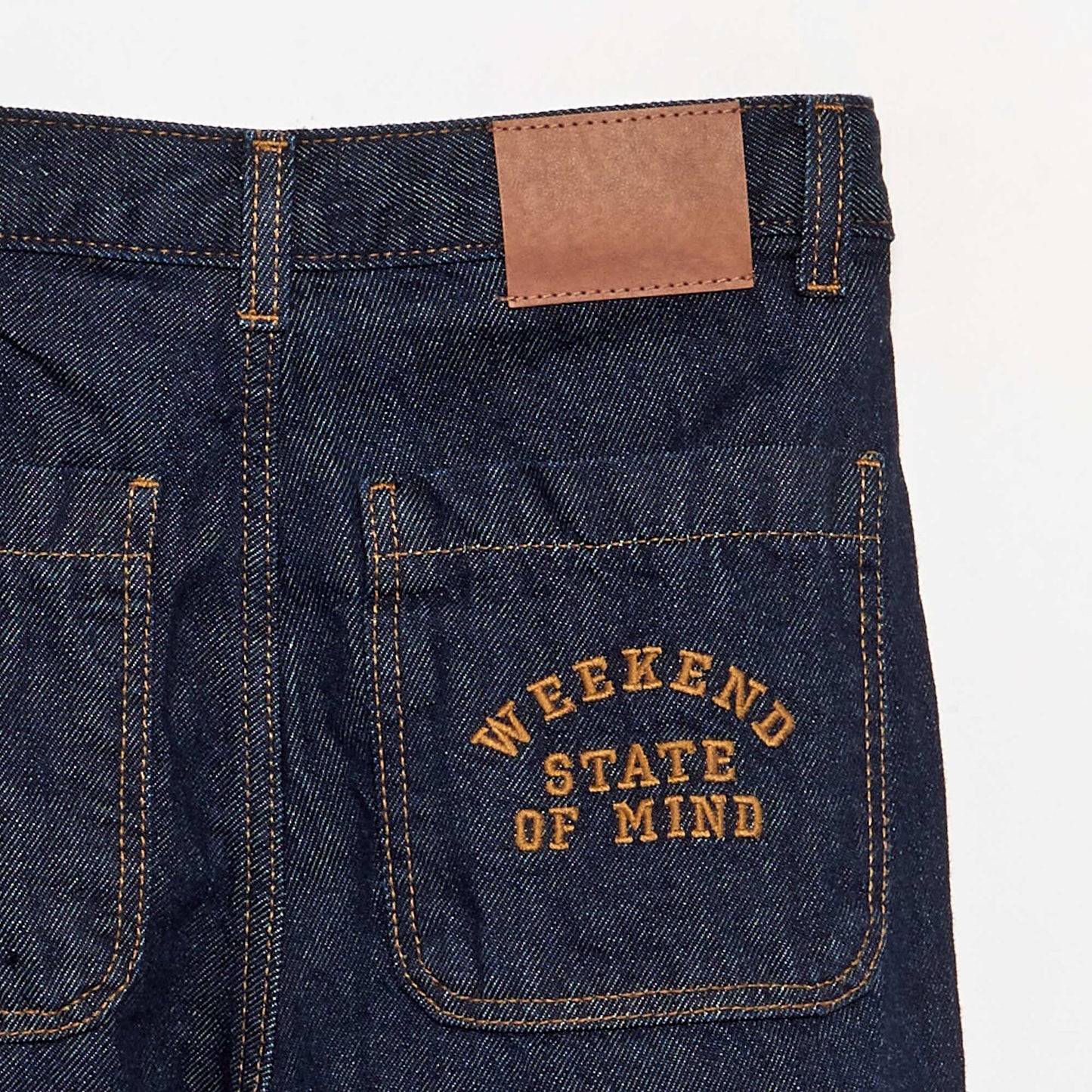 Straight Fit 5-Pocket Denim BLUE