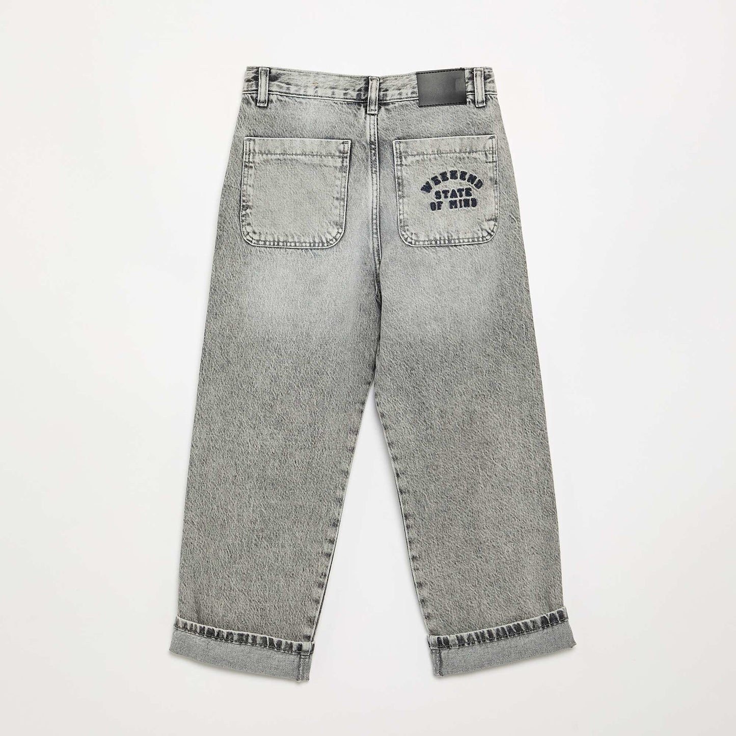 Straight Fit 5-Pocket Denim GREY