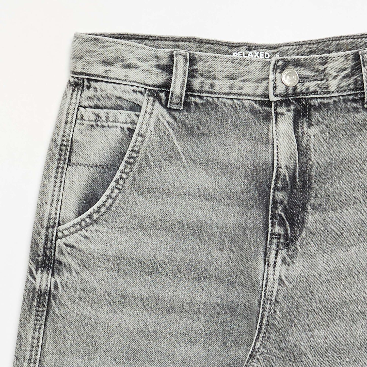 Straight Fit 5-Pocket Denim GREY