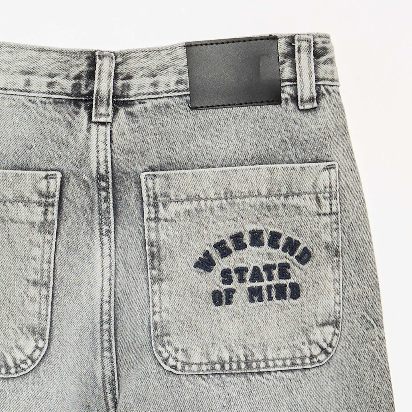 Straight Fit 5-Pocket Denim GREY