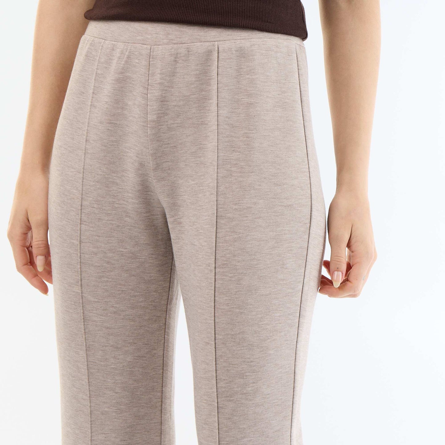 Soft flare pants BEIGE