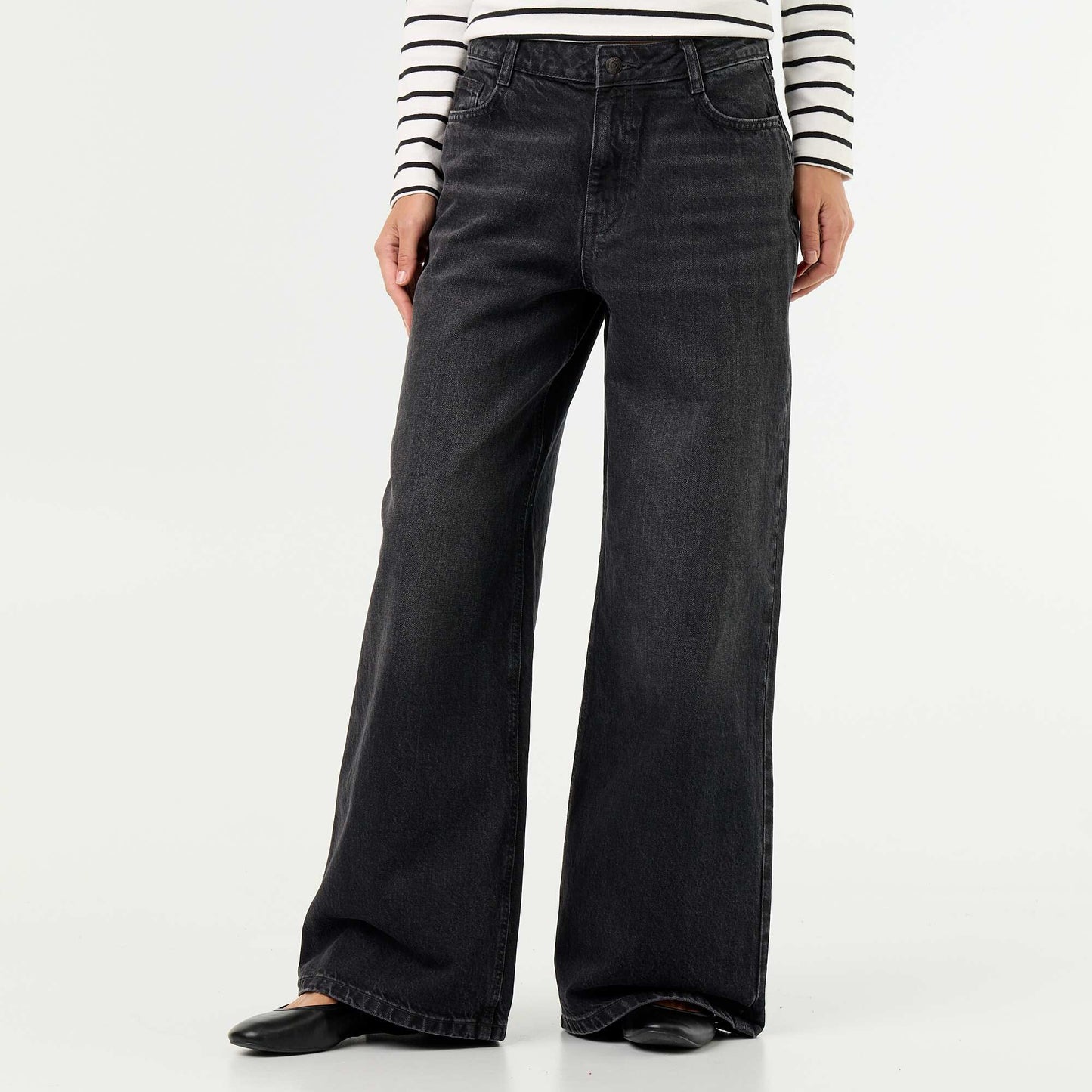 Wide Leg Jeans BLACK