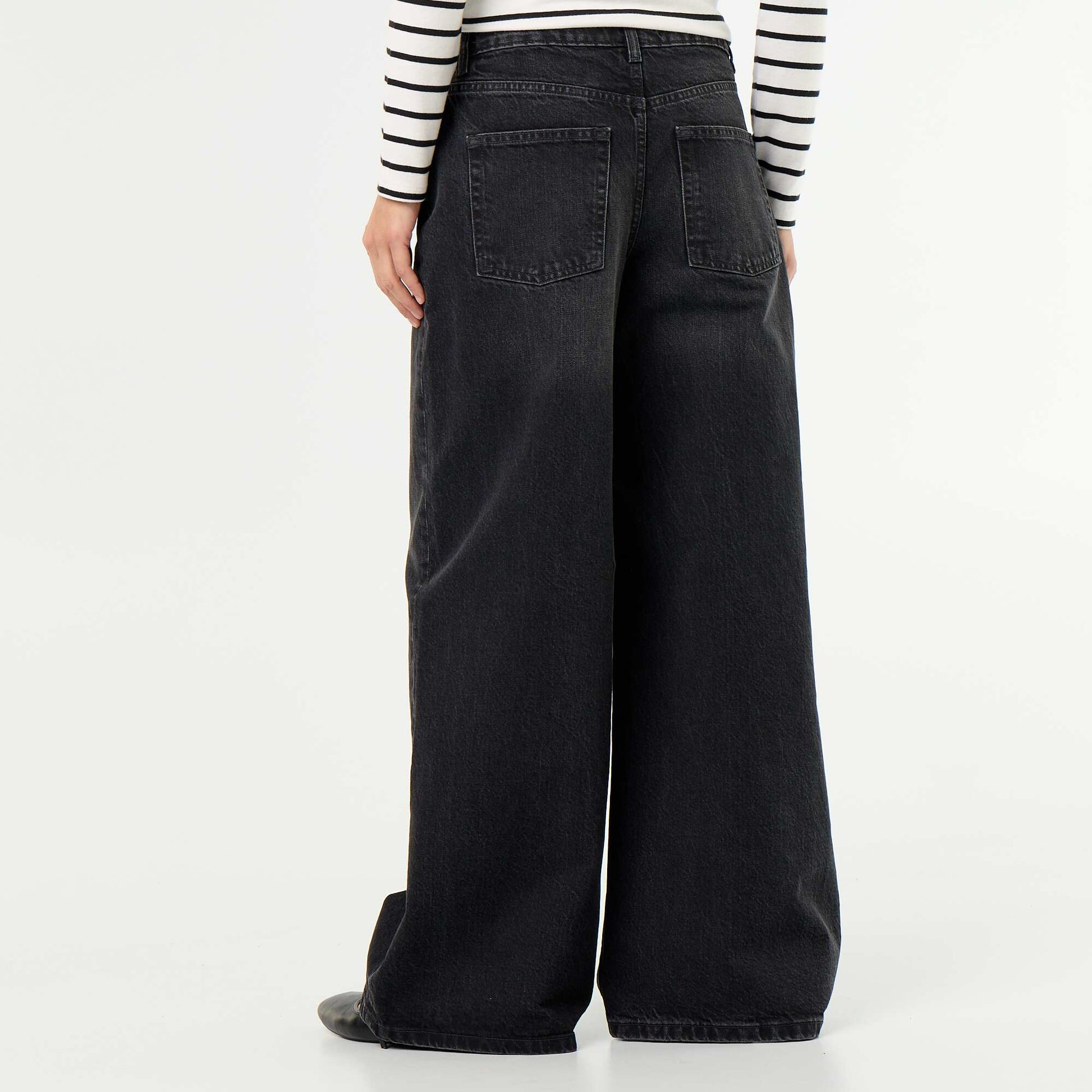 Wide Leg Jeans BLACK