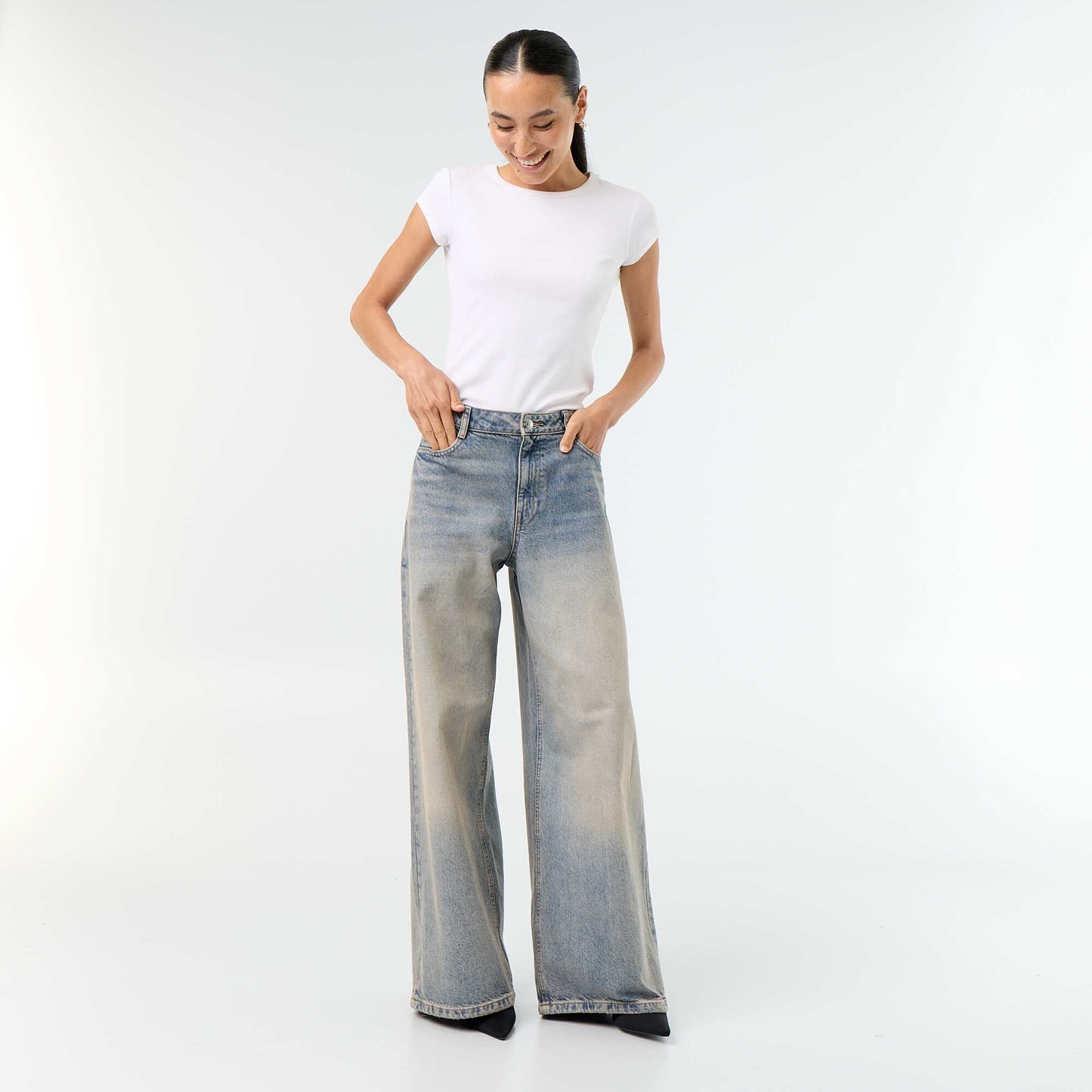 Wide Leg Jeans BLUE