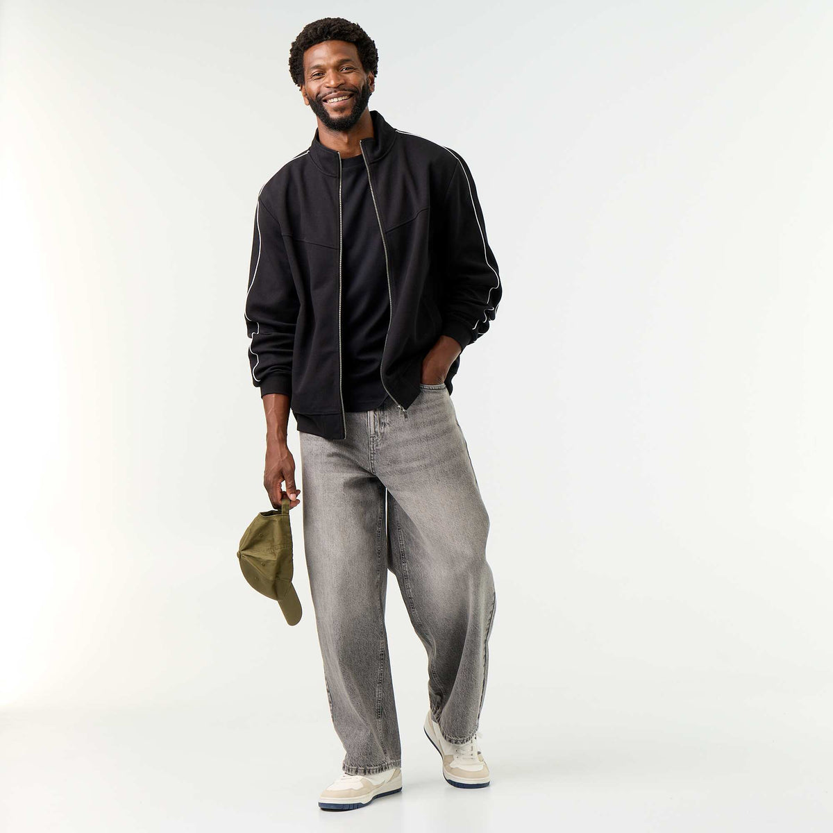 Super baggy fit jeans GREY