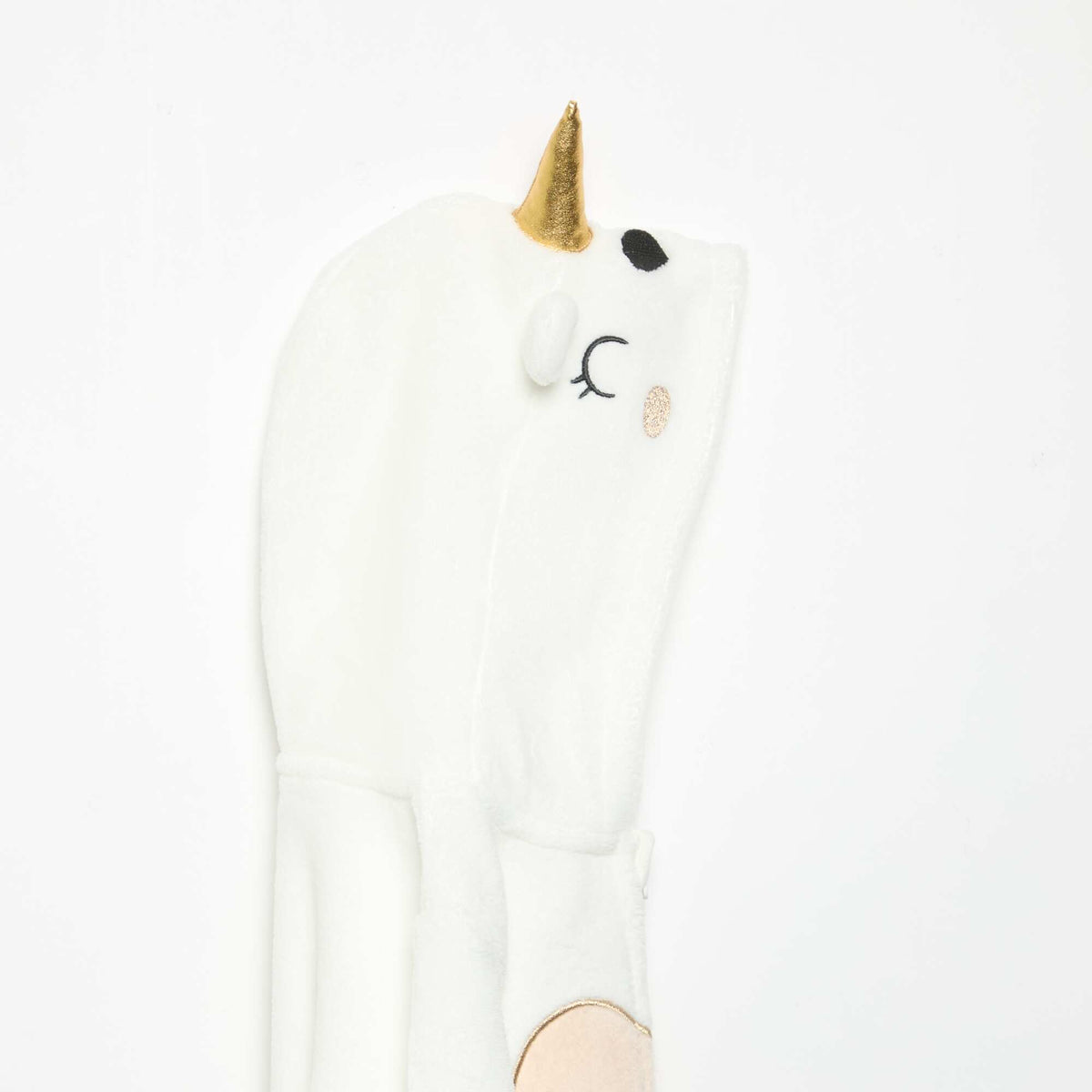 Fleece Unicorn Sleepsuit WHITE