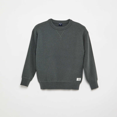 Long-sleeved sweater BLUE