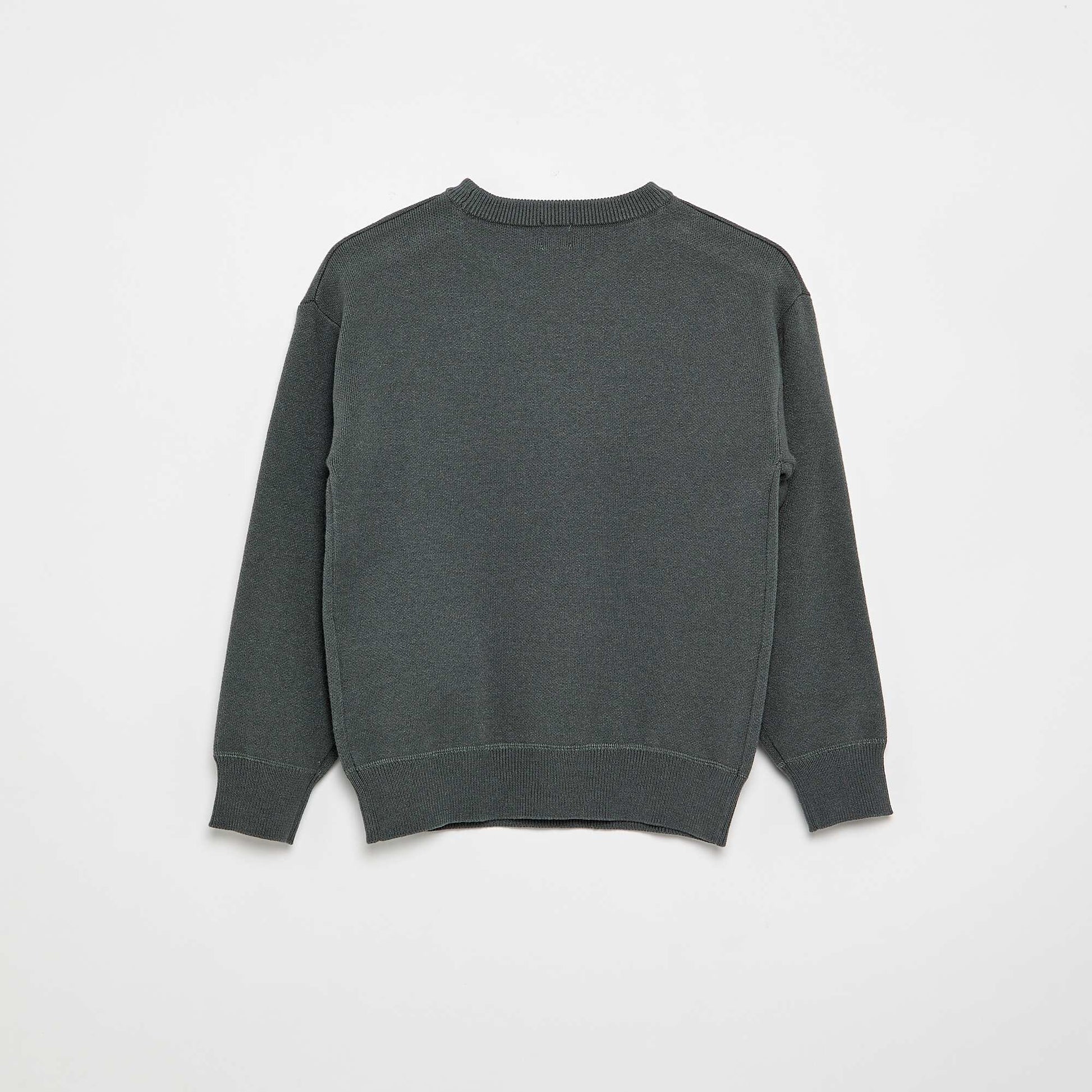 Long-sleeved sweater BLUE