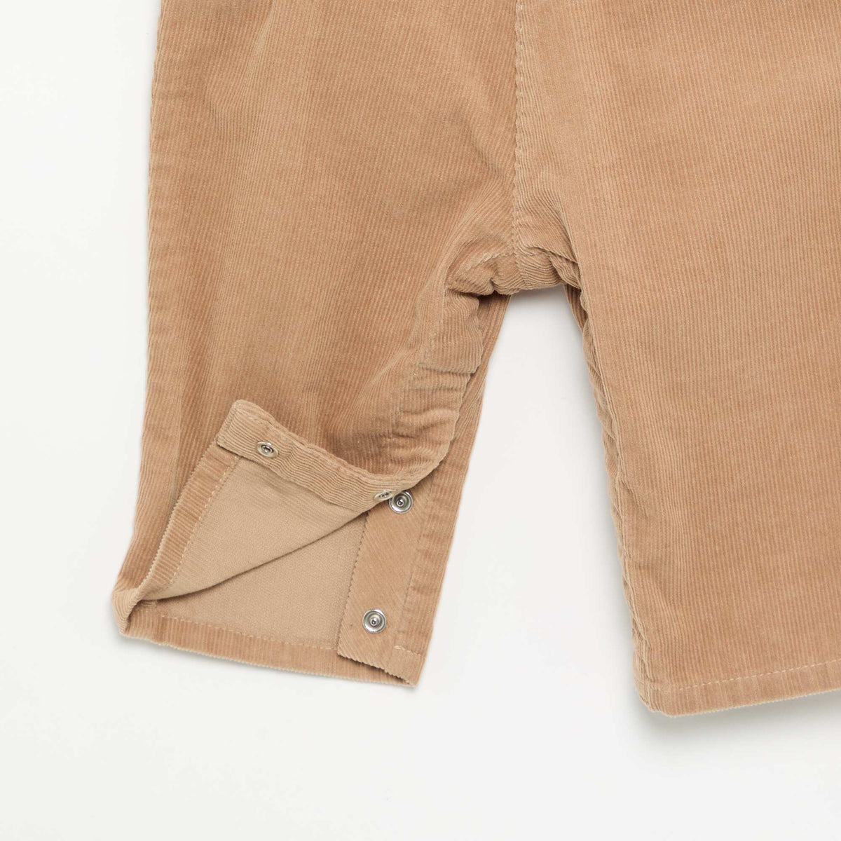 2-piece set - Long Dungarees + Long-sleeved Shirt BEIGE