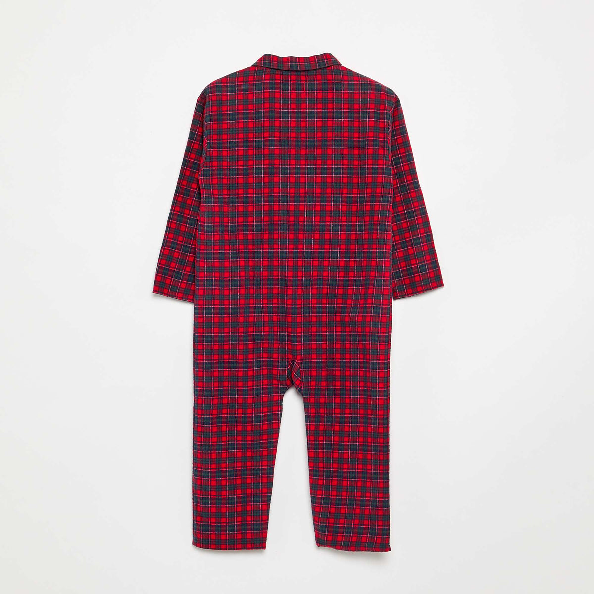 Plaid Sleepsuit RED