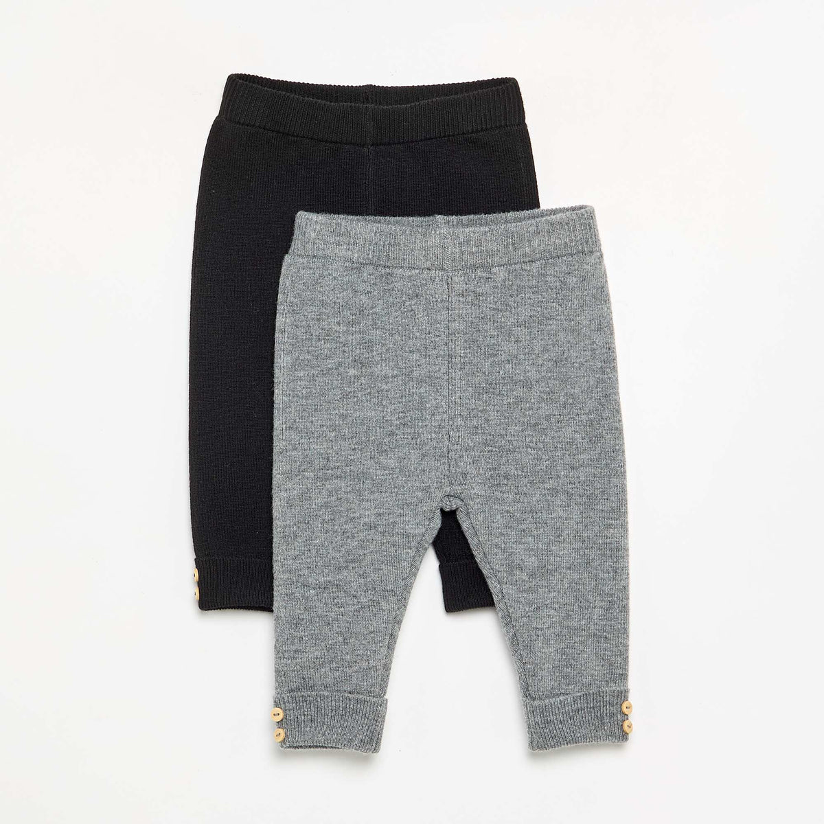 Knitted Leggings BLACK