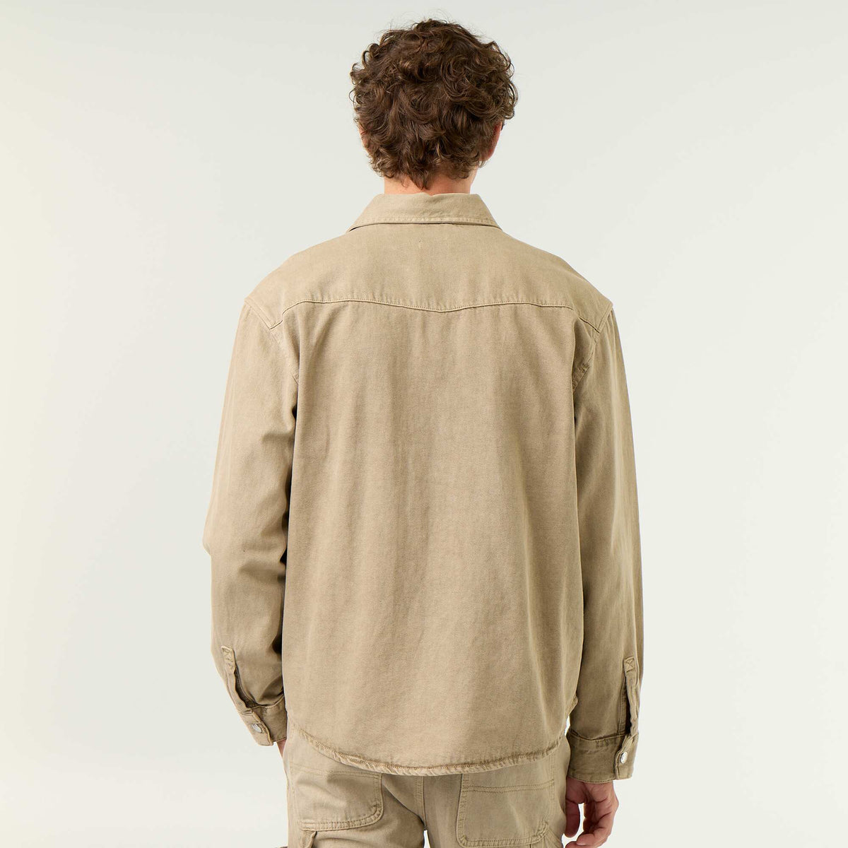 Denim Overshirt BEIGE