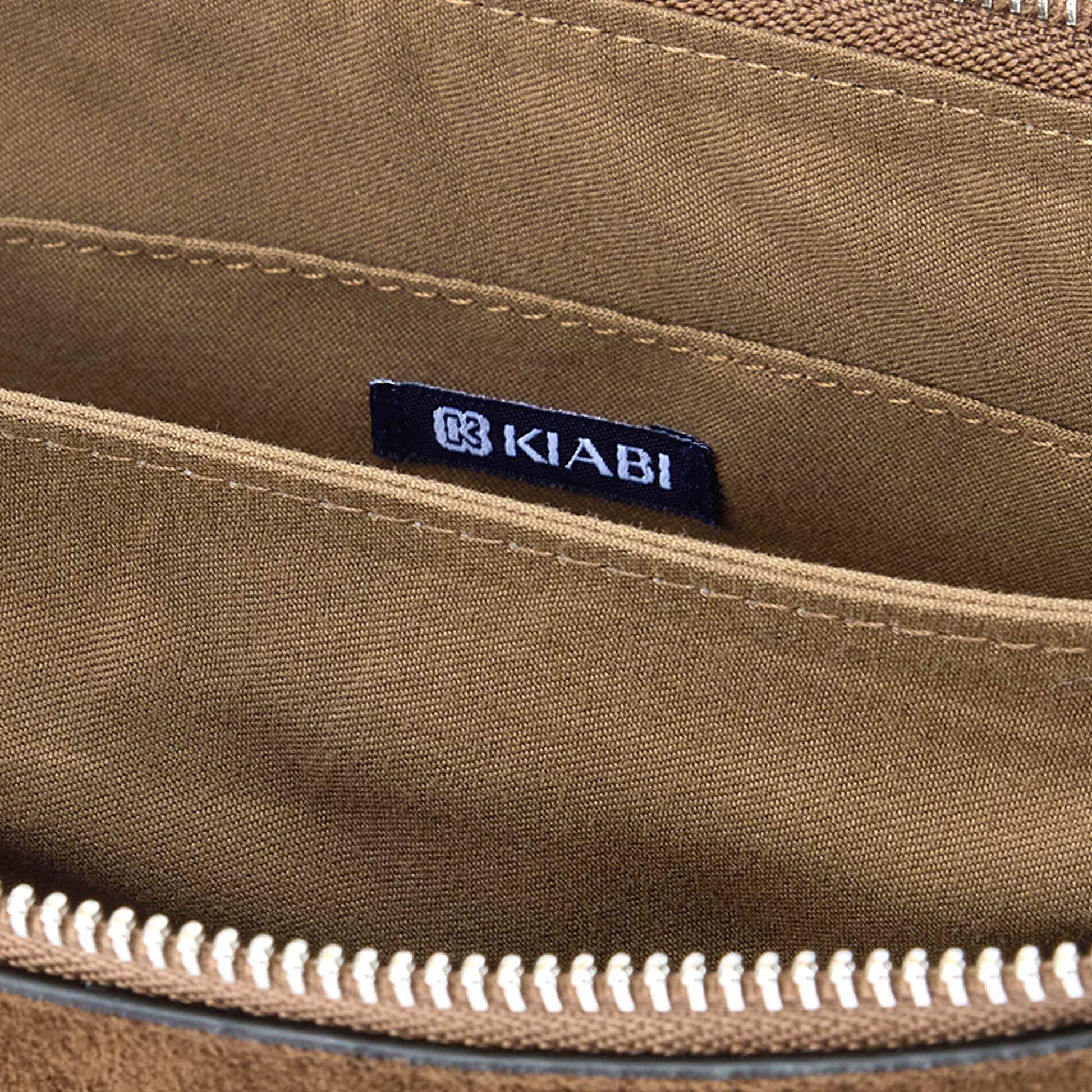 Handbag with adjustable shoulder strap KHAKI