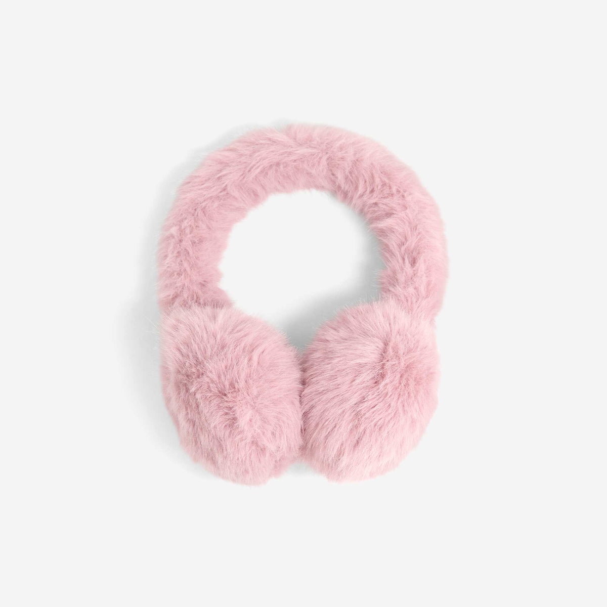 Faux fur earmuffs PINK