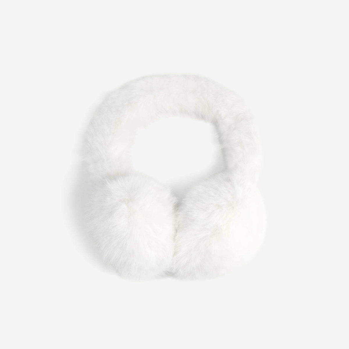 Faux fur earmuffs BEIGE