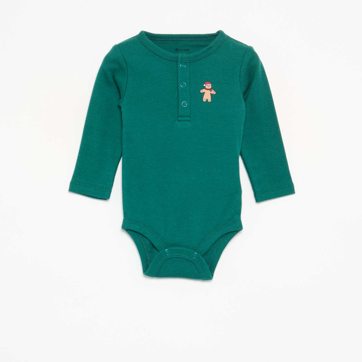 2-Piece Set: Long-Sleeved Bodysuit & Leggings GREEN