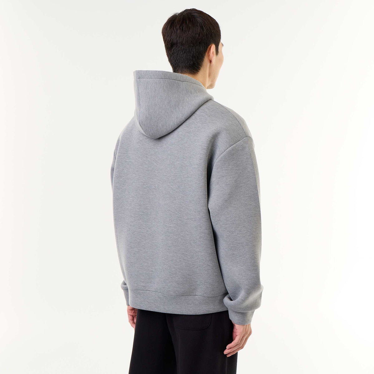 Hooded Sweatshirt with Kangaroo Pocket GREY
