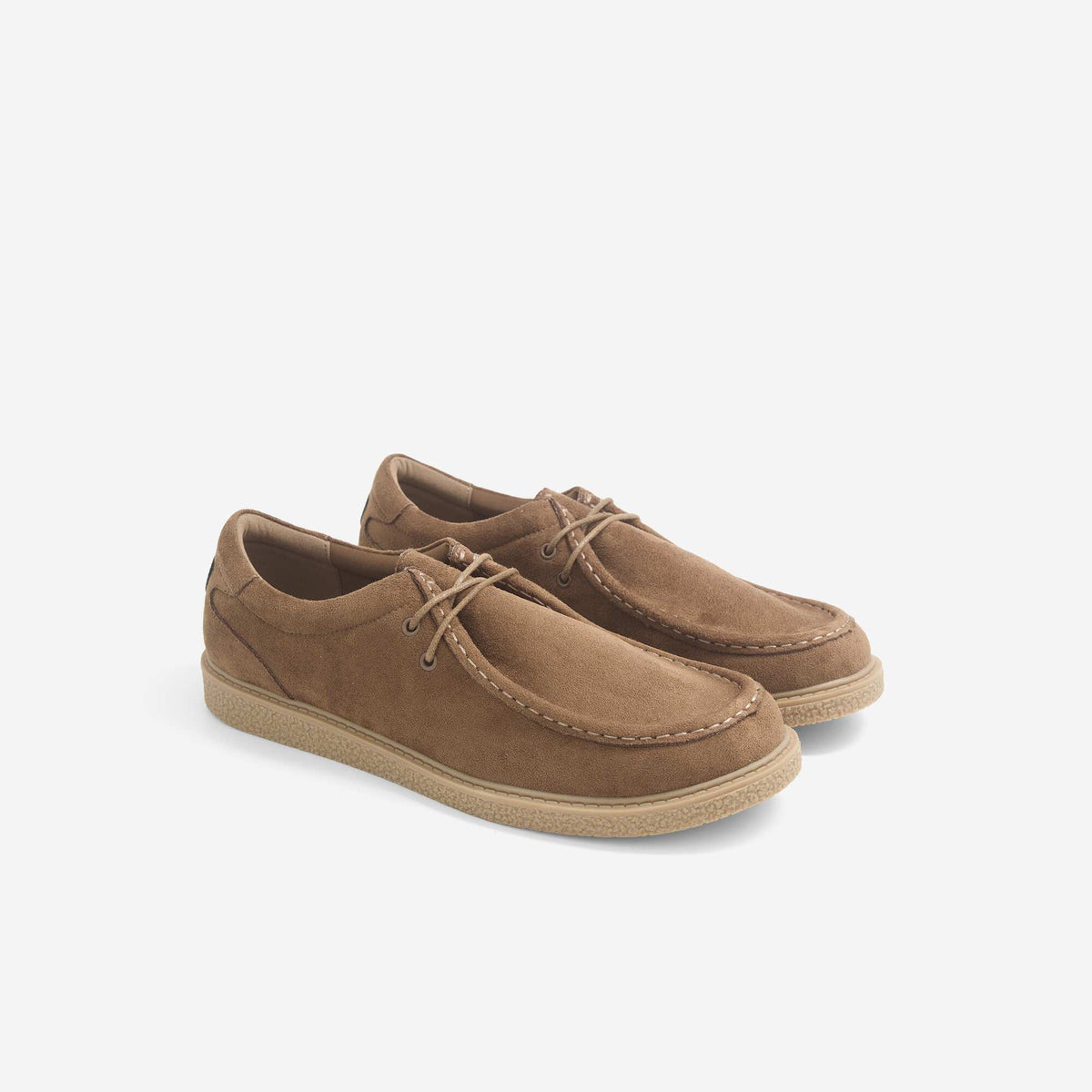 Suedette City Shoes BROWN