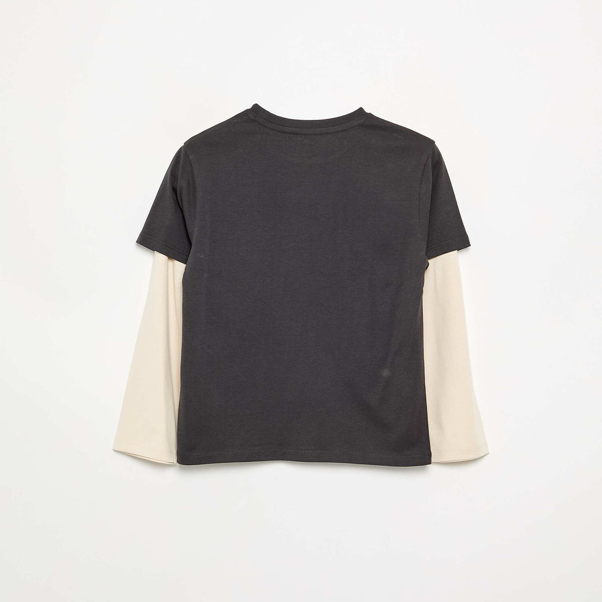 Long-sleeved 'Jurassic World' T-shirt BLACK
