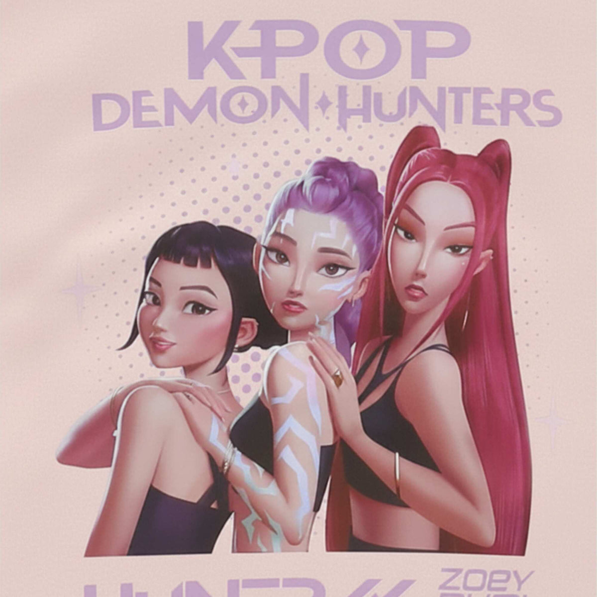 'Kpop Demon Hunters' Hoodie PINK