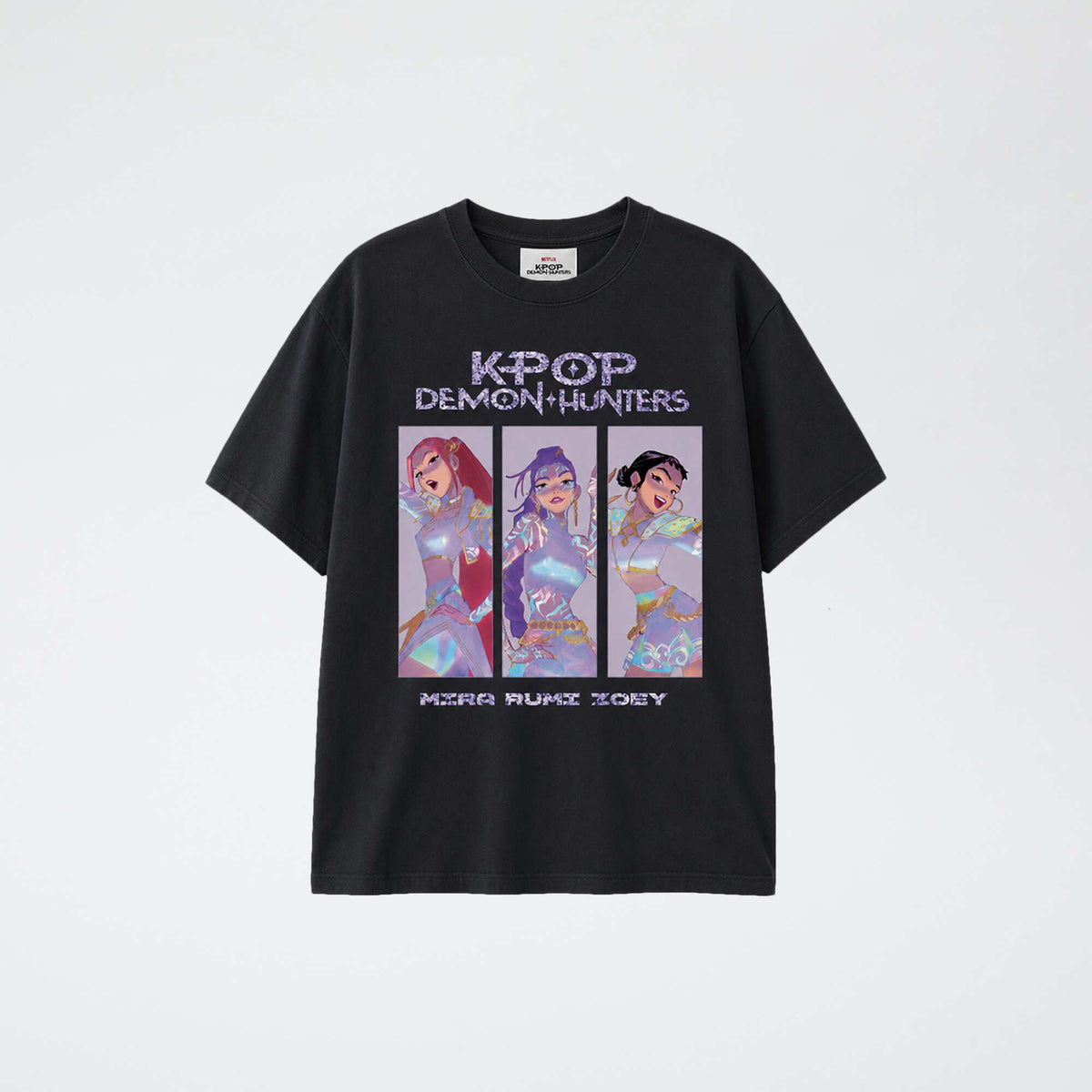T-shirt 'Kpop Demon Hunters' BLACK